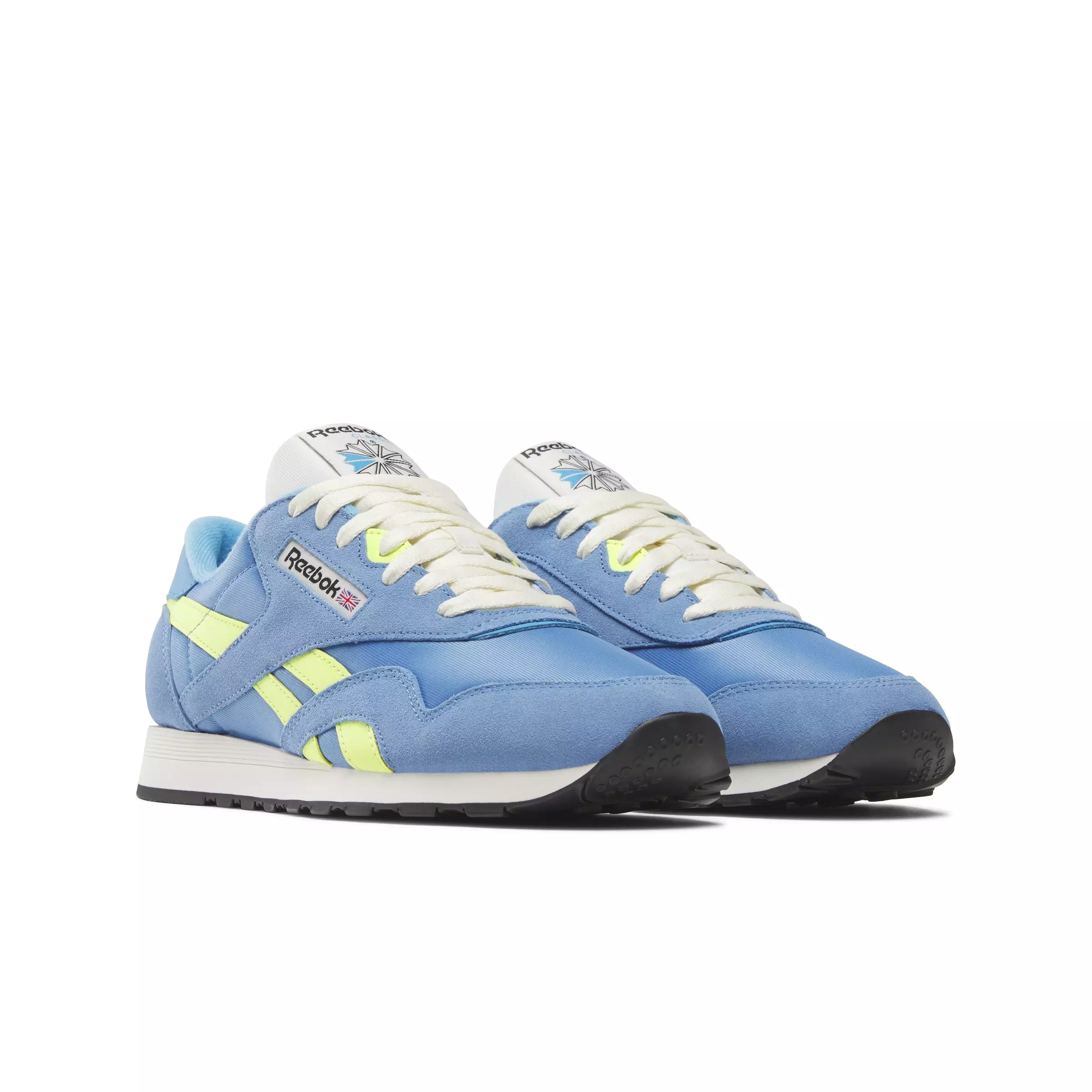 Reebok Classic Nylon "Blue/Light Yellow/White" Men's Shoe - BLUE/LT YELLOW/WHITE