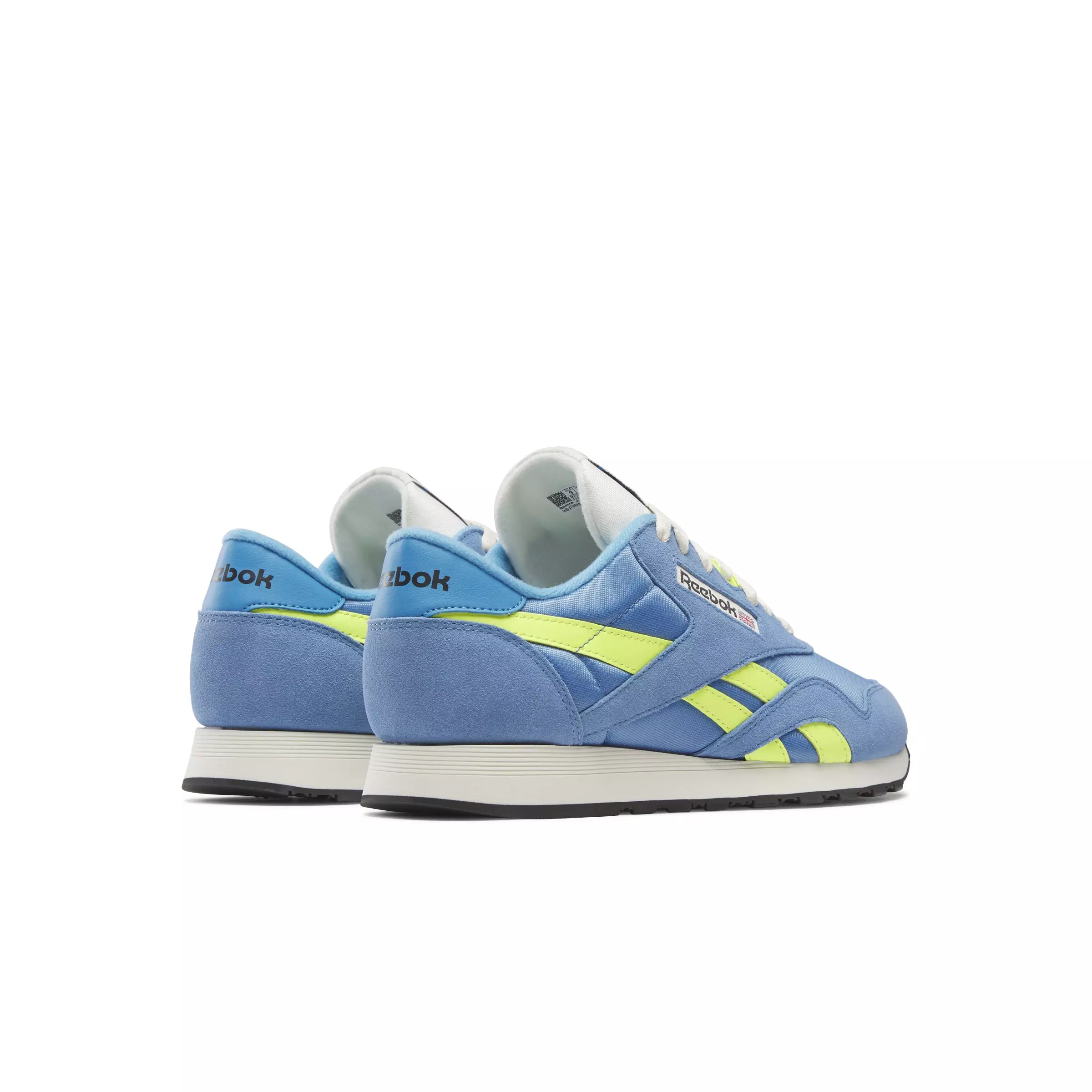 Reebok Classic Nylon "Blue/Light Yellow/White" Men's Shoe - BLUE/LT YELLOW/WHITE