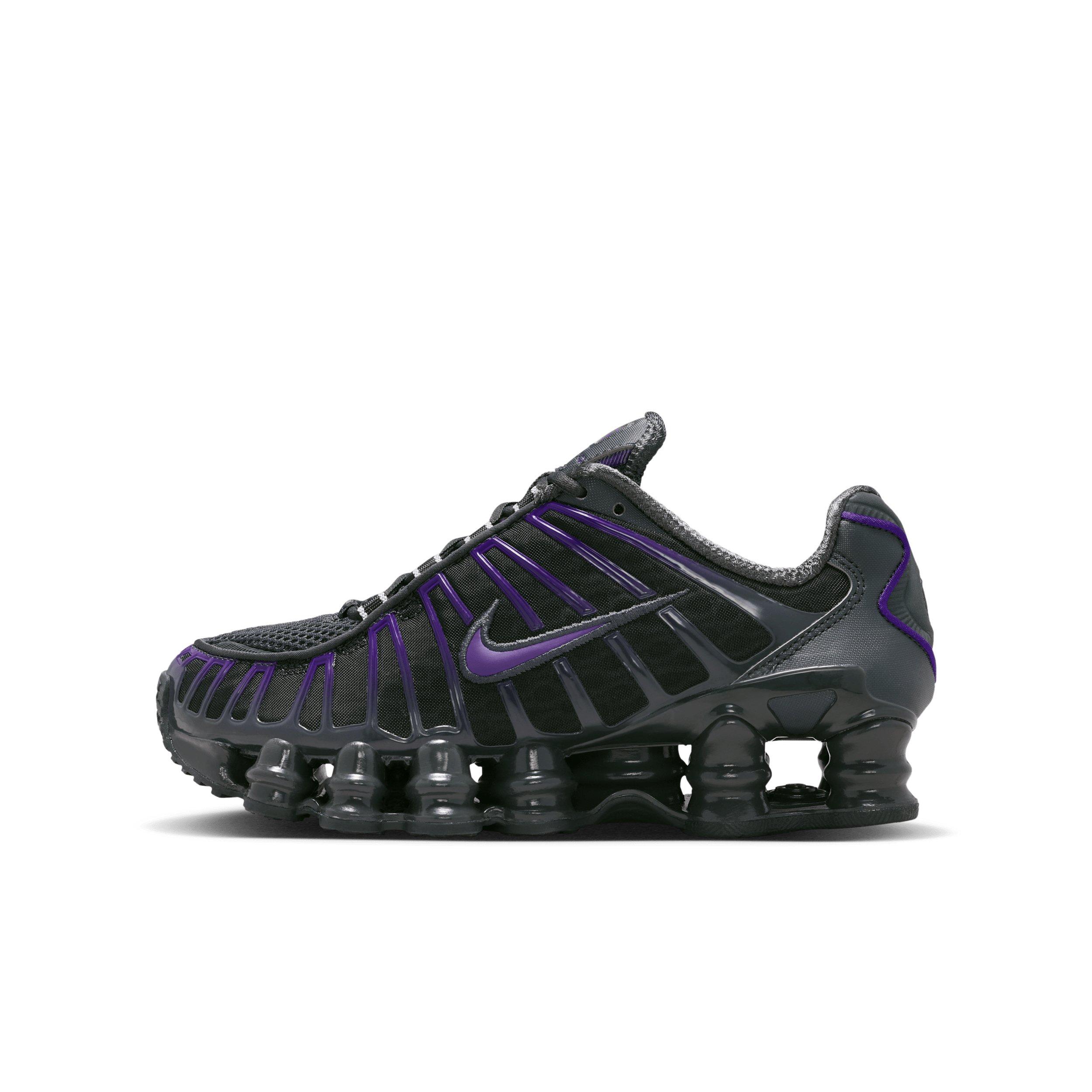 Nike Shox TL Grade School Boys' "Dark Smoke Grey/Court Purple" Shoe