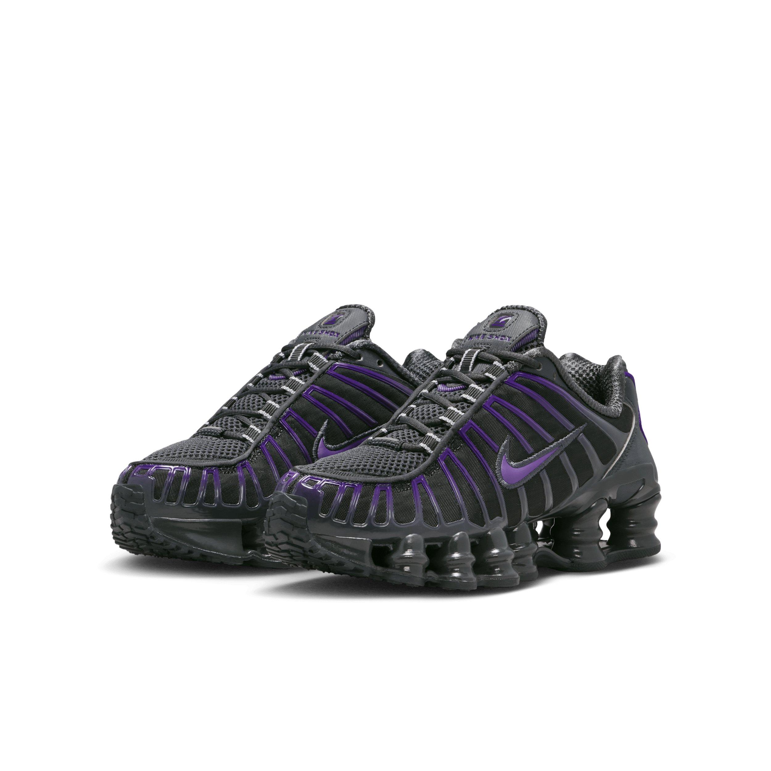 Nike Shox TL Grade School Boys' "Dark Smoke Grey/Court Purple" Shoe