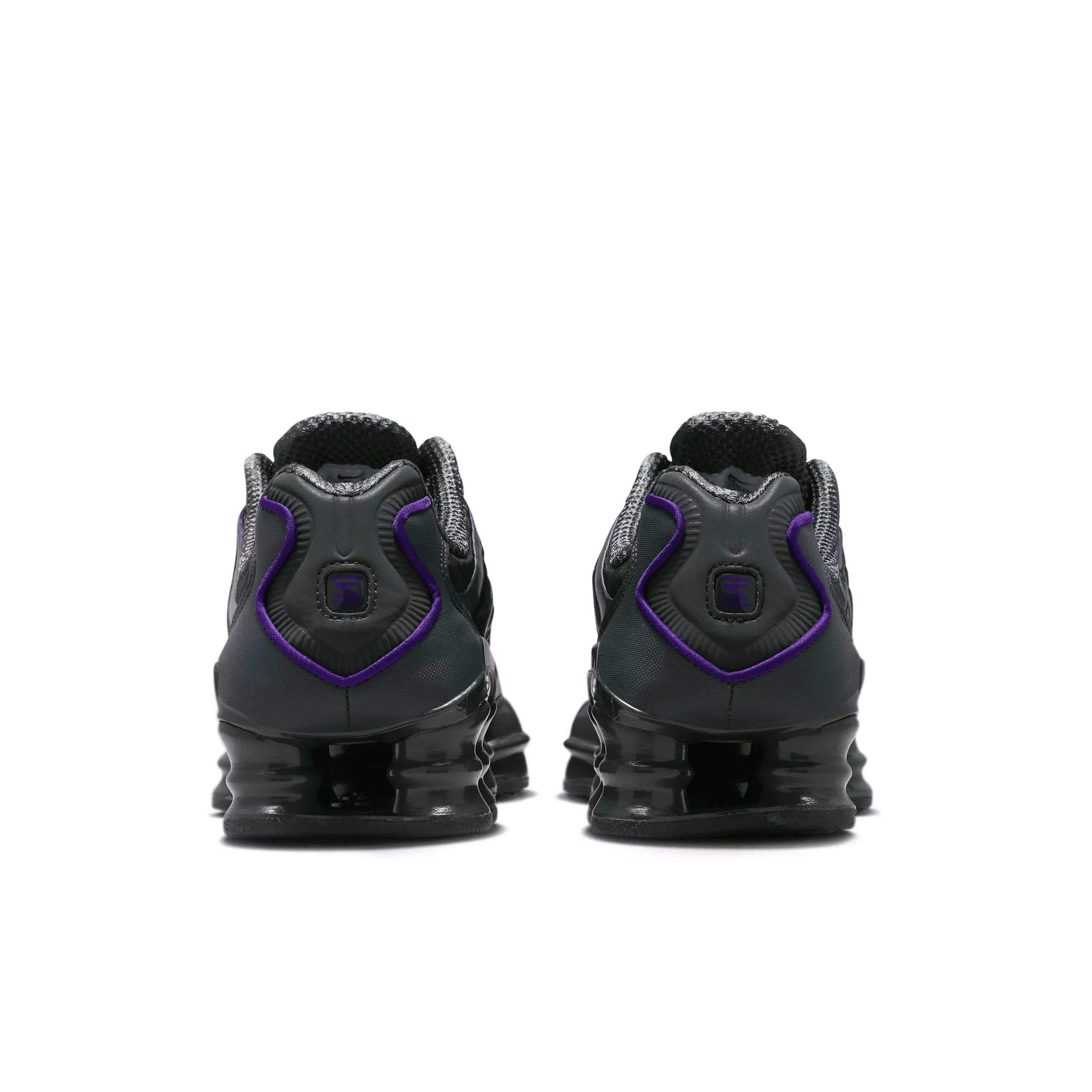 Nike Shox TL "Dark Smoke Grey/Court Purple" Grade School Boys' Shoe - DK GREY/PURPLE