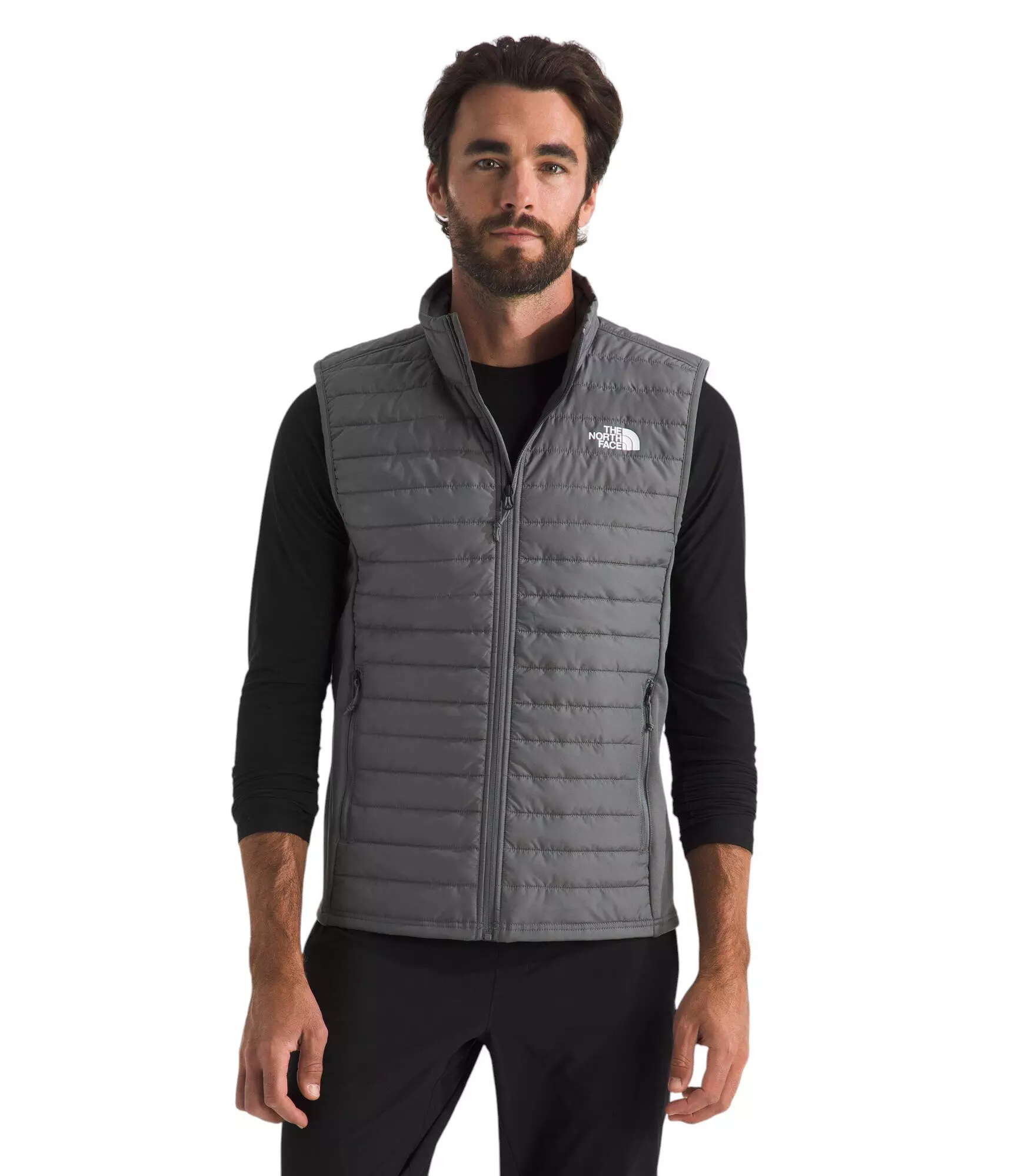 The North Face Men's Canyonlands Hybrid Vest - Grey - GREY