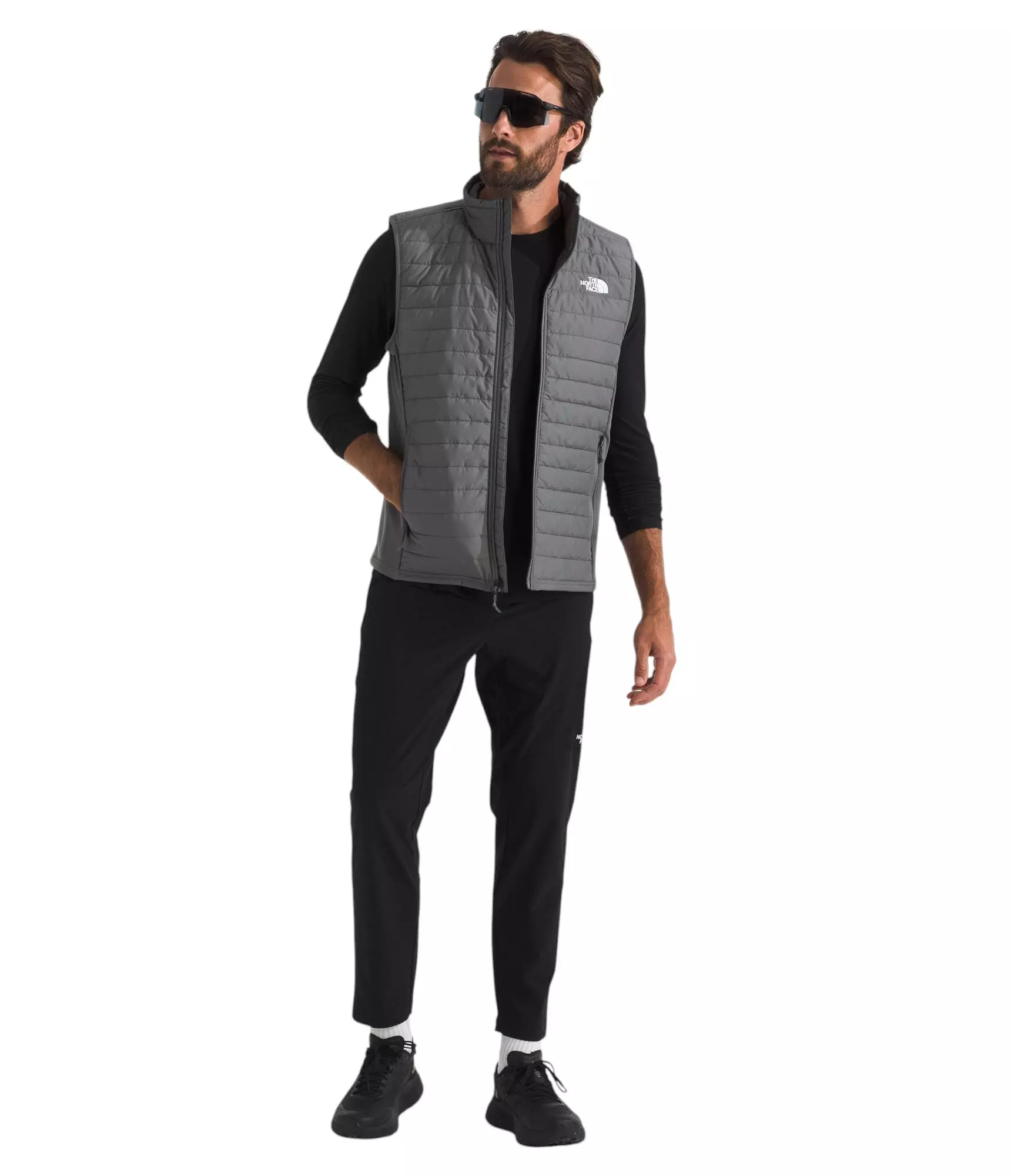 The North Face Men's Canyonlands Hybrid Vest - Grey - GREY