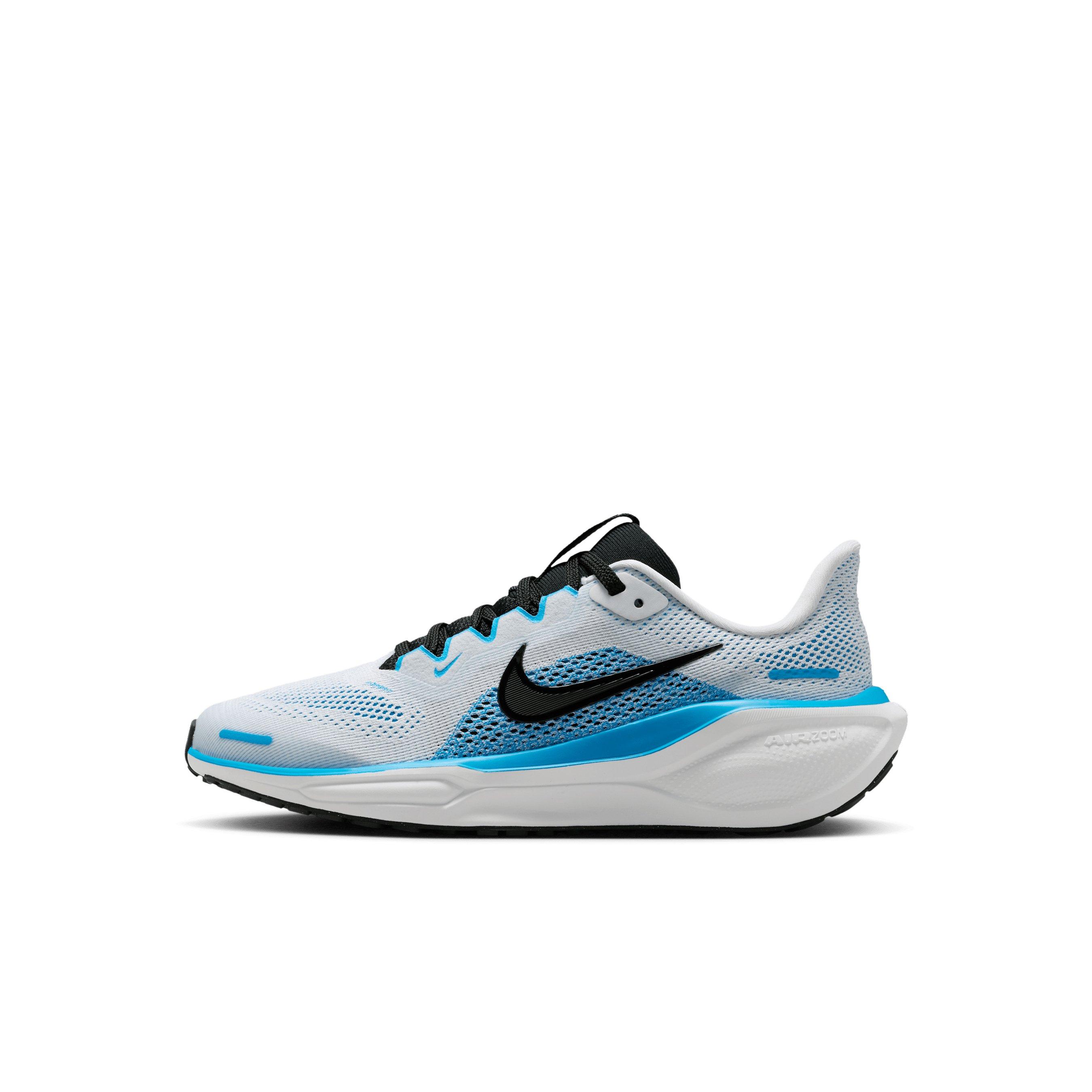 Nike Pegasus 41 Preschool Boys' "White/Blue Hero/Black/Black" Running Shoe