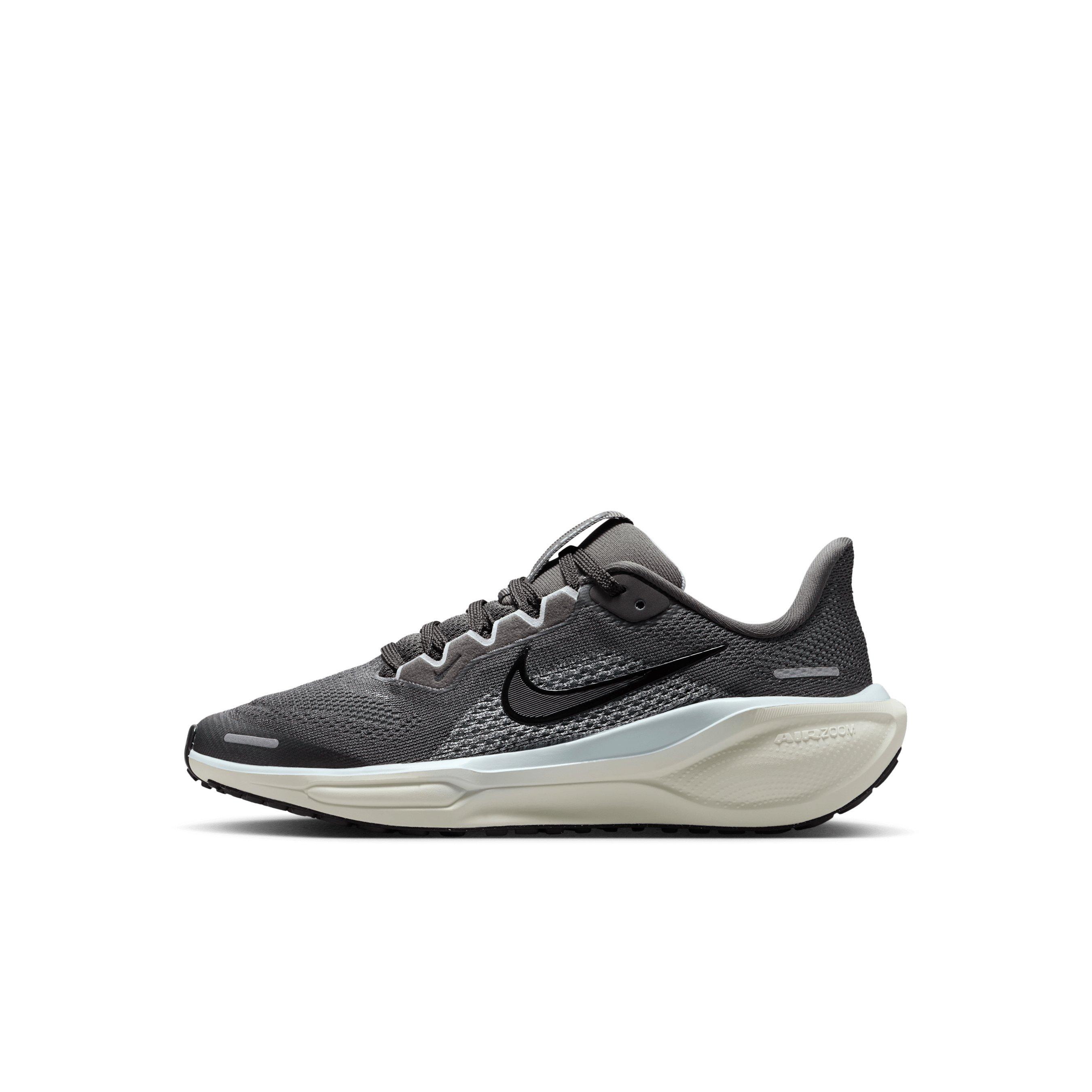Nike Pegasus 41 Preschool Boys' "Medium Ash/Pure Platinum/Pale Ivory/Black" Running Shoe