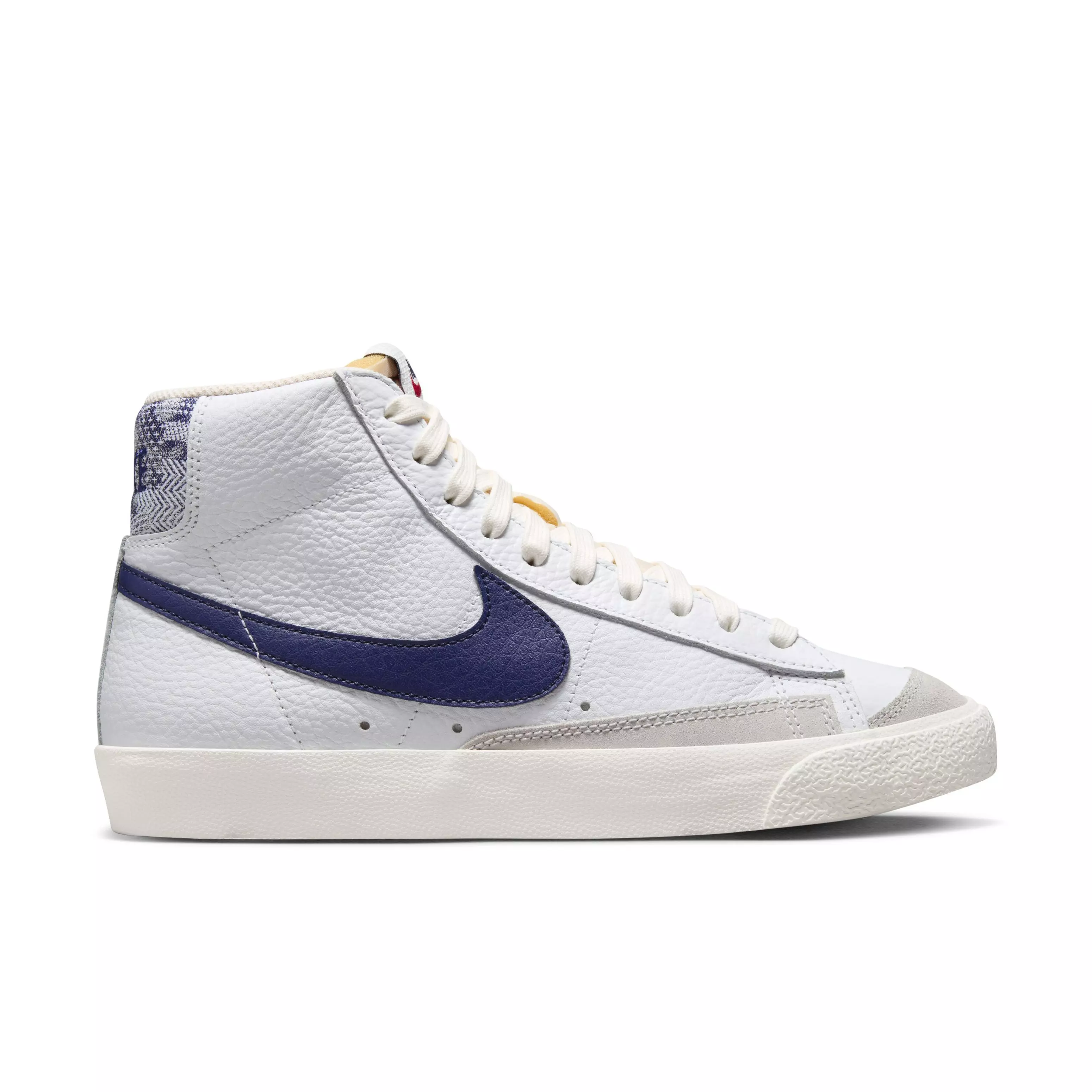 Nike Blazer Mid '77 "White/Midnight Navy/Sail/Gym Red" Men's Shoe - WHITE/NAVY/SAIL/RED