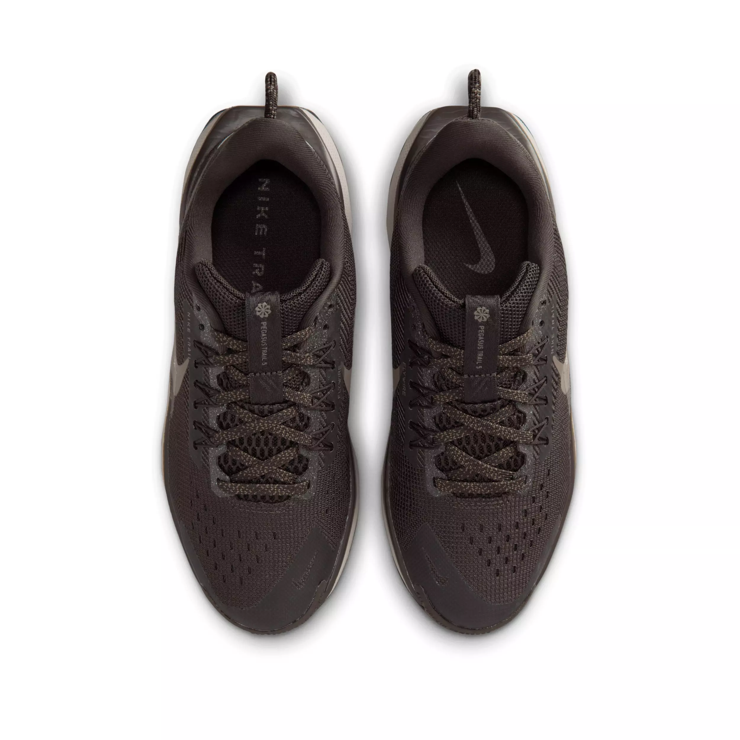 Nike Pegasus Trail 5 "Velvet Brown/College Grey/Ironstone" Preschool Boys' Trail Running Shoe - BROWN/GREY/IRONSTONE