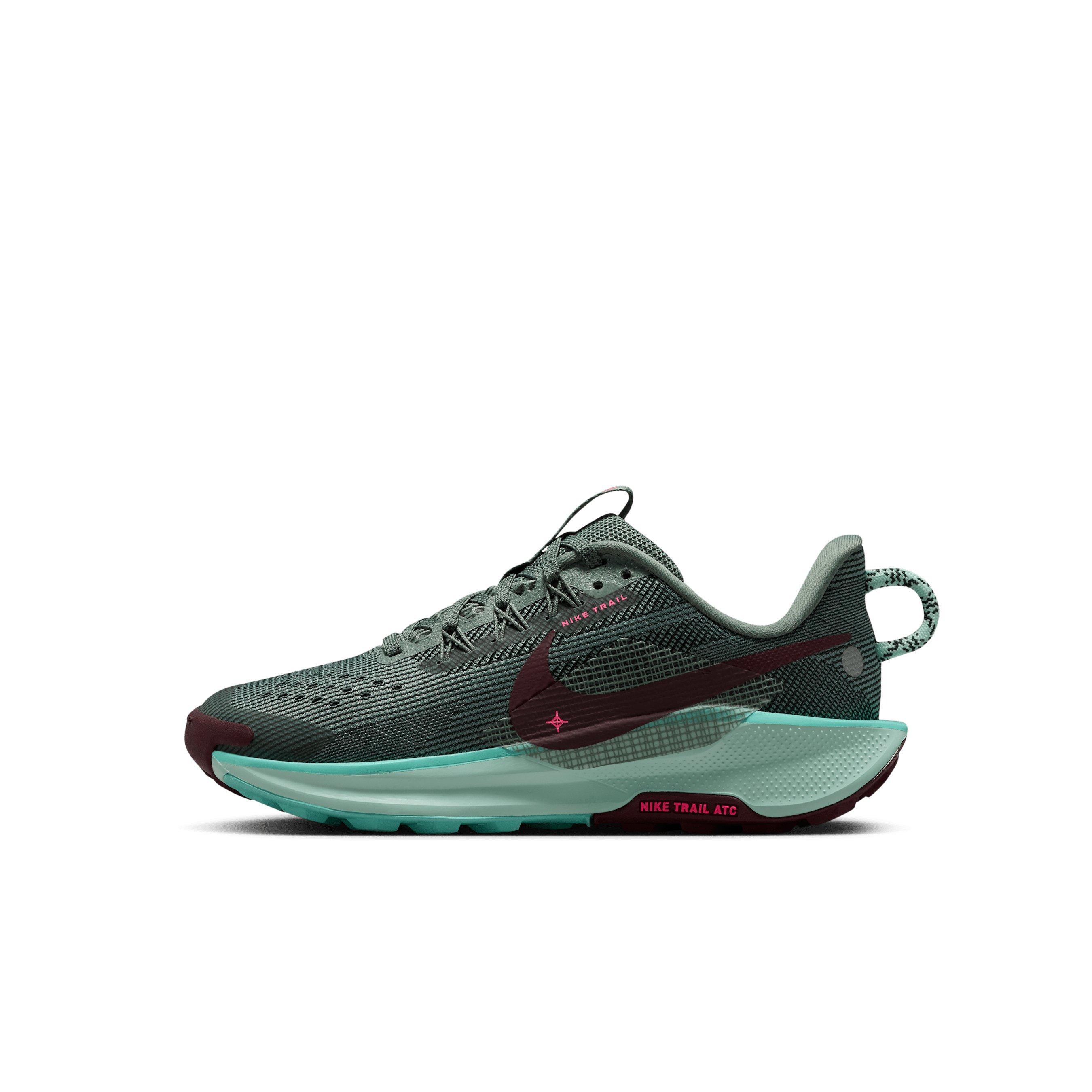 Nike Pegasus Trail 5 Preschool Boys' "Clay Green/Turquoise/Seaweed/Mint Foam" Trail Running Shoe