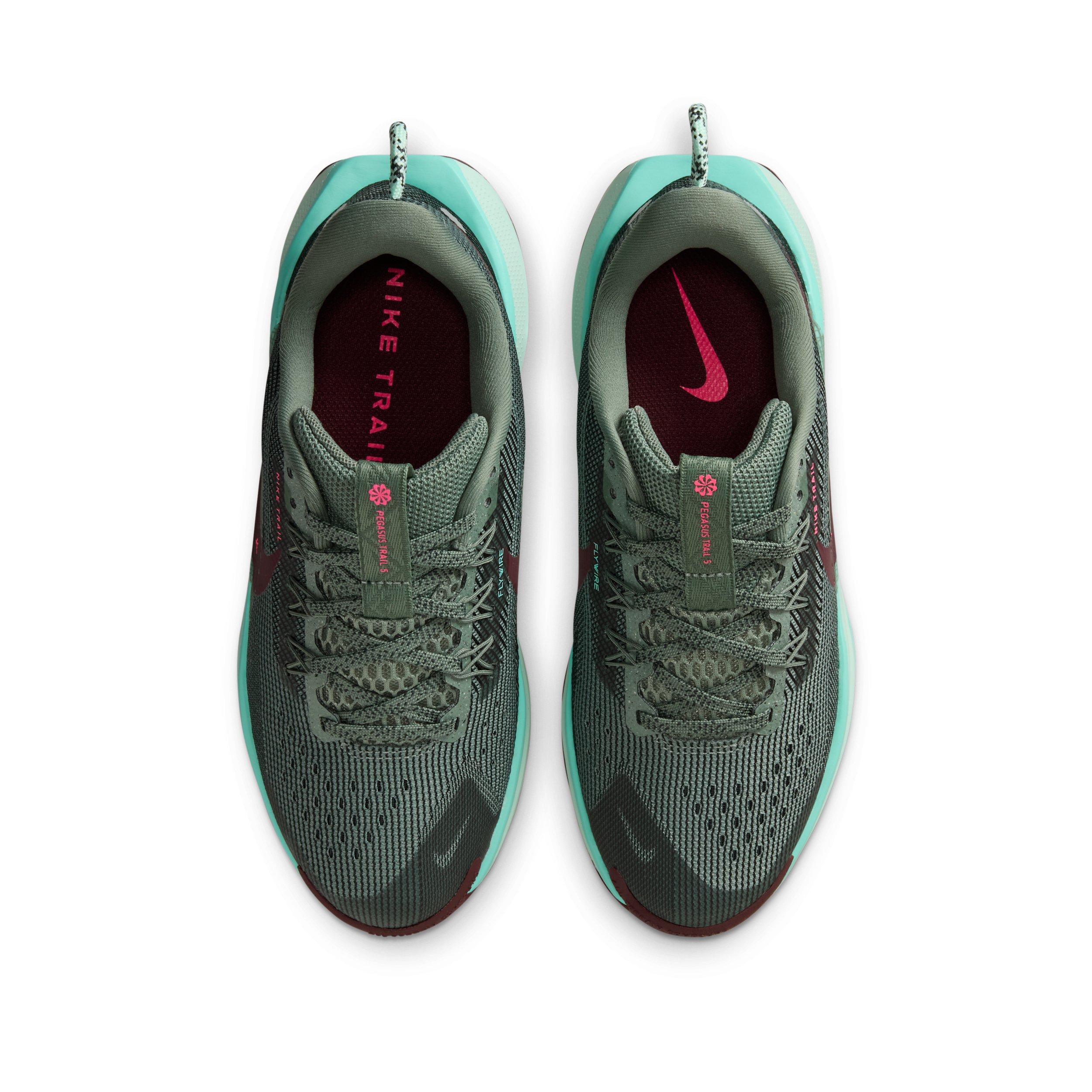 Nike Pegasus Trail 5 Preschool Boys' "Clay Green/Turquoise/Seaweed/Mint Foam" Trail Running Shoe