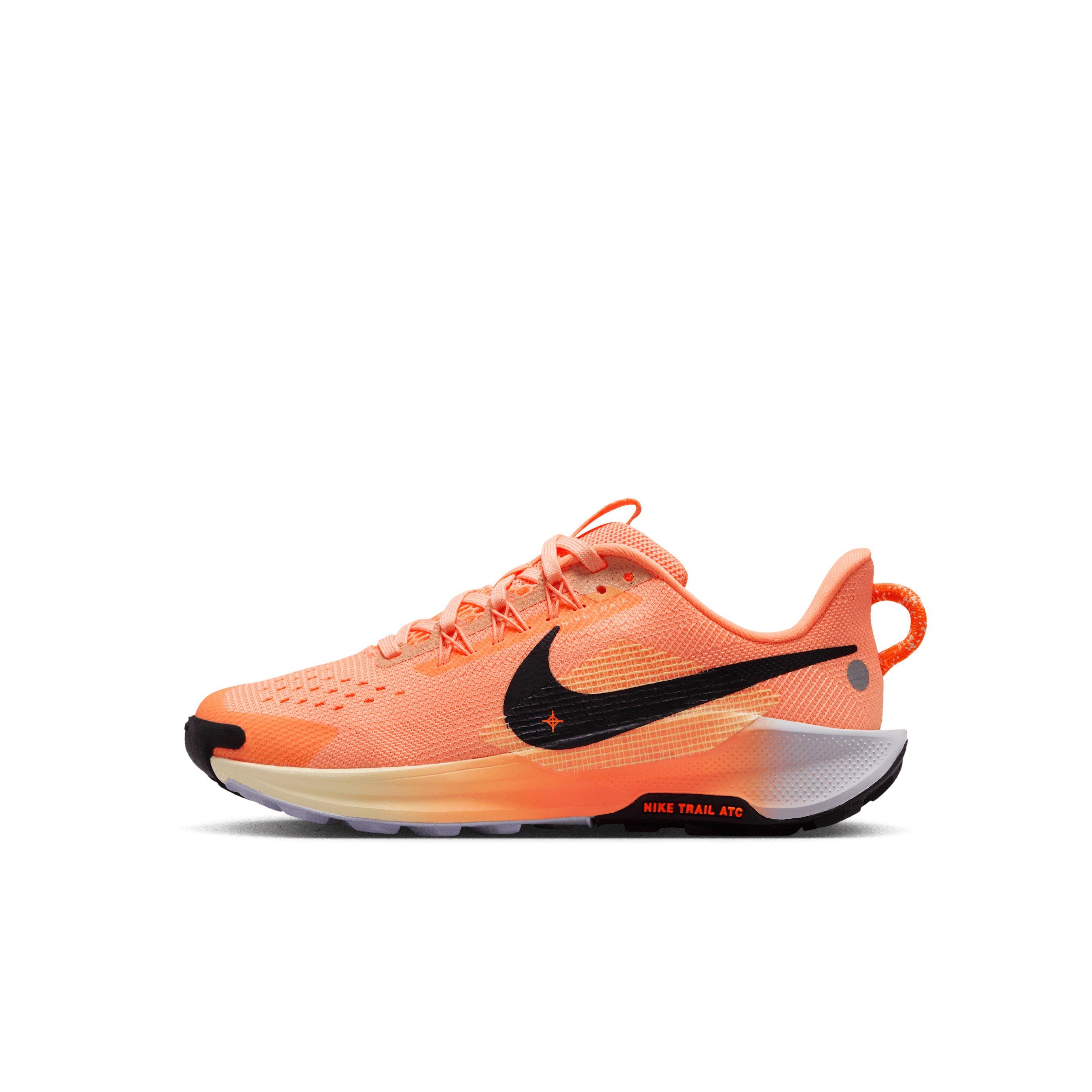 Nike Pegasus Trail 5 Preschool Boys' "Orange Pulse/Ghost/Alabaster/Black" Trail Running Shoe