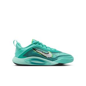 Nike A'One "Bleached Turquoise/Washed Teal/Geode Teal/Silver" Preschool Boys' Basketball Shoe