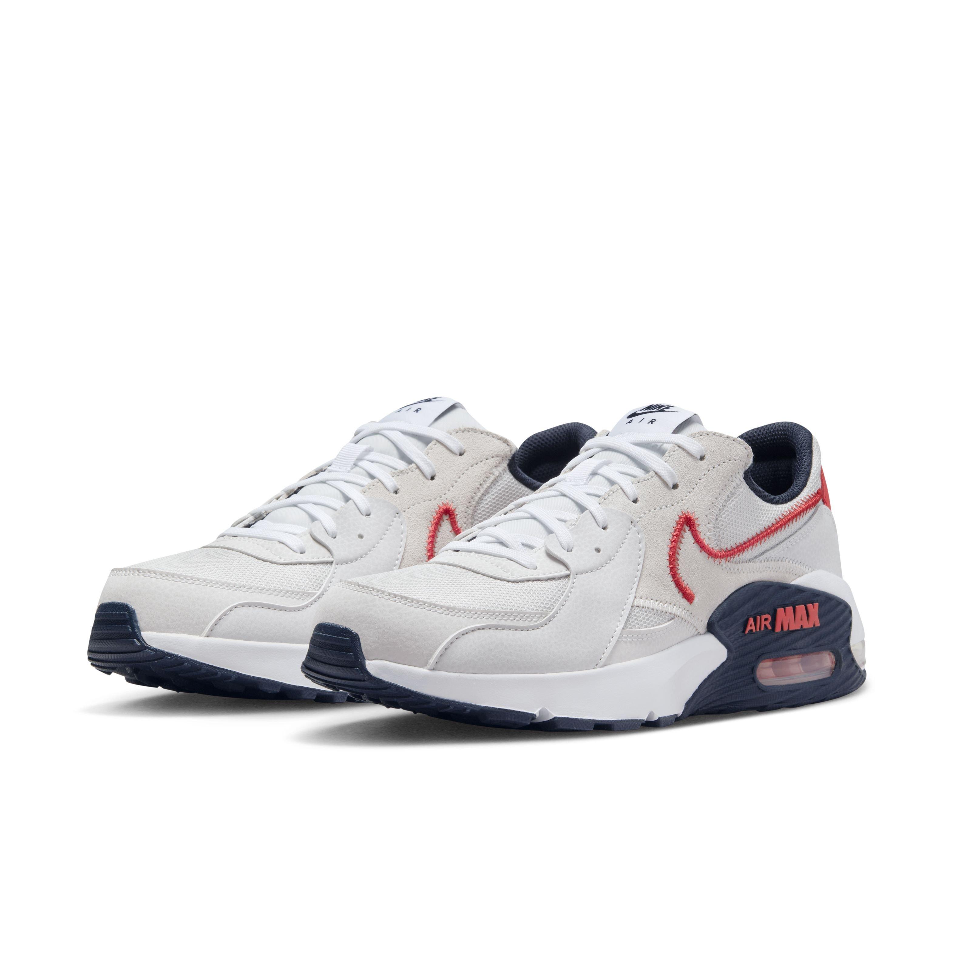 Nike Air Max Excee "Photon Dust/Track Red/Dark Obsidian" Men's Shoe - DUST/RED/DK OBSIDIAN Thumbnail View 3