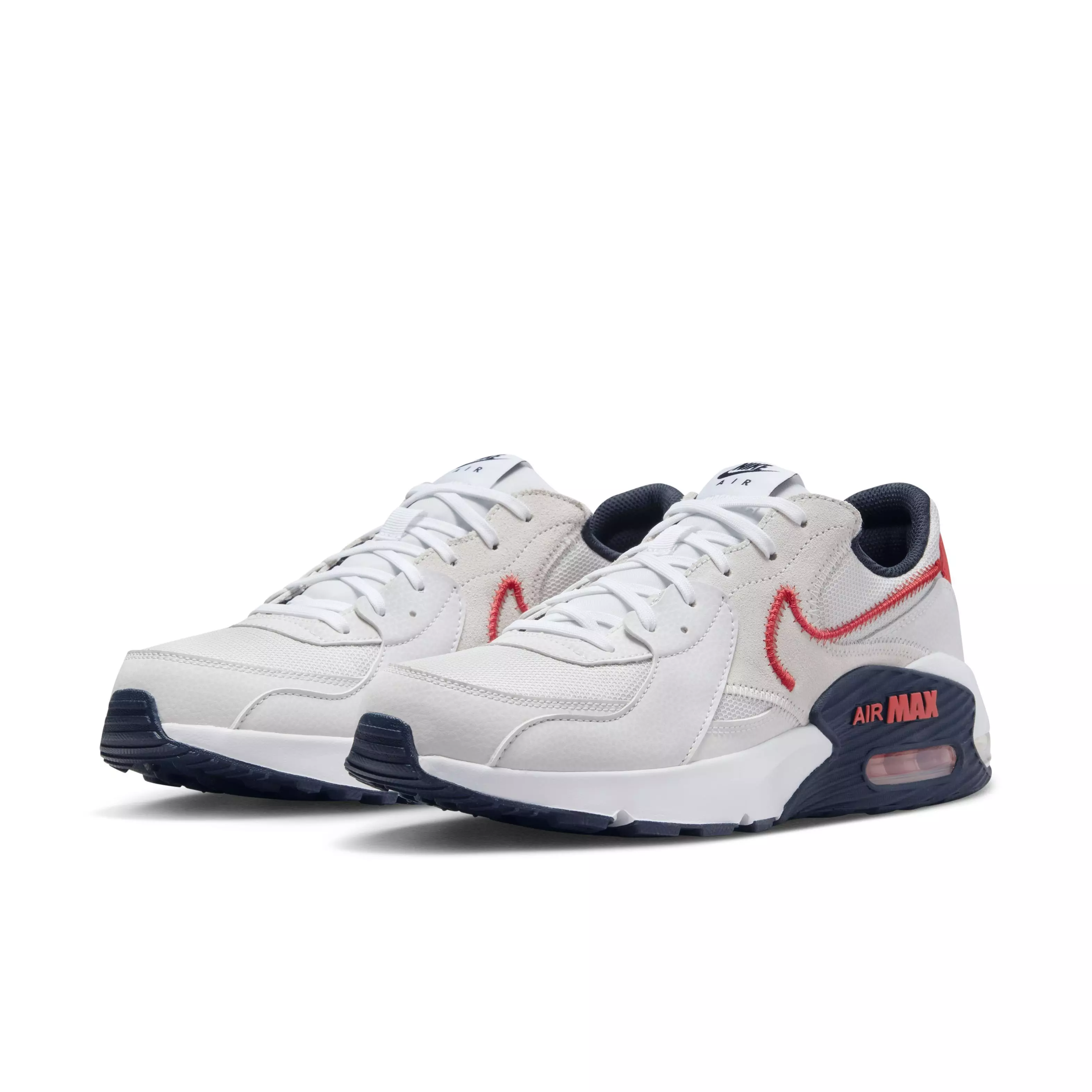 Nike Air Max Excee "Photon Dust/Track Red/Dark Obsidian" Men's Shoe - DUST/RED/DK OBSIDIAN