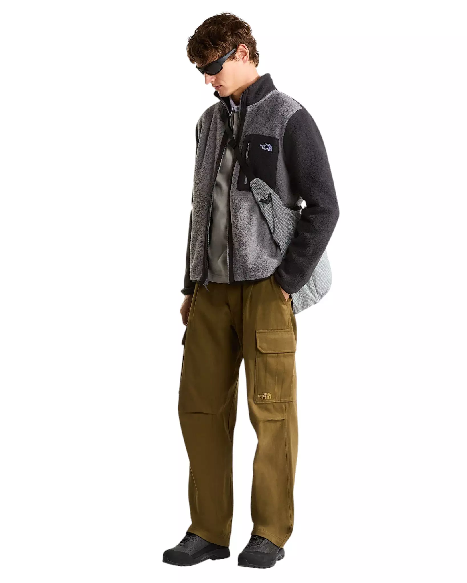 The North Face Men's Yumiori Full-Zip Fleece Jacket - Grey - GREY