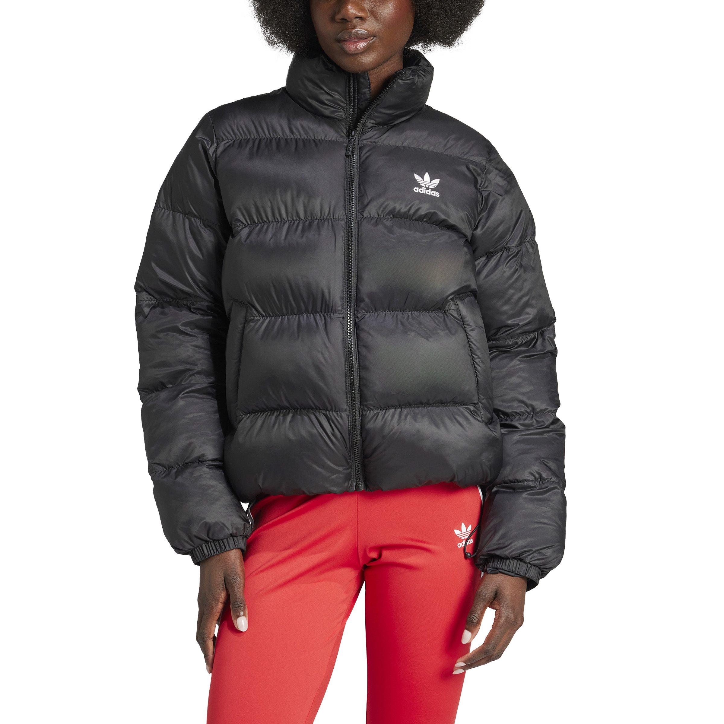 adidas Originals Women's adicolor Short Puffer Jacket -Black