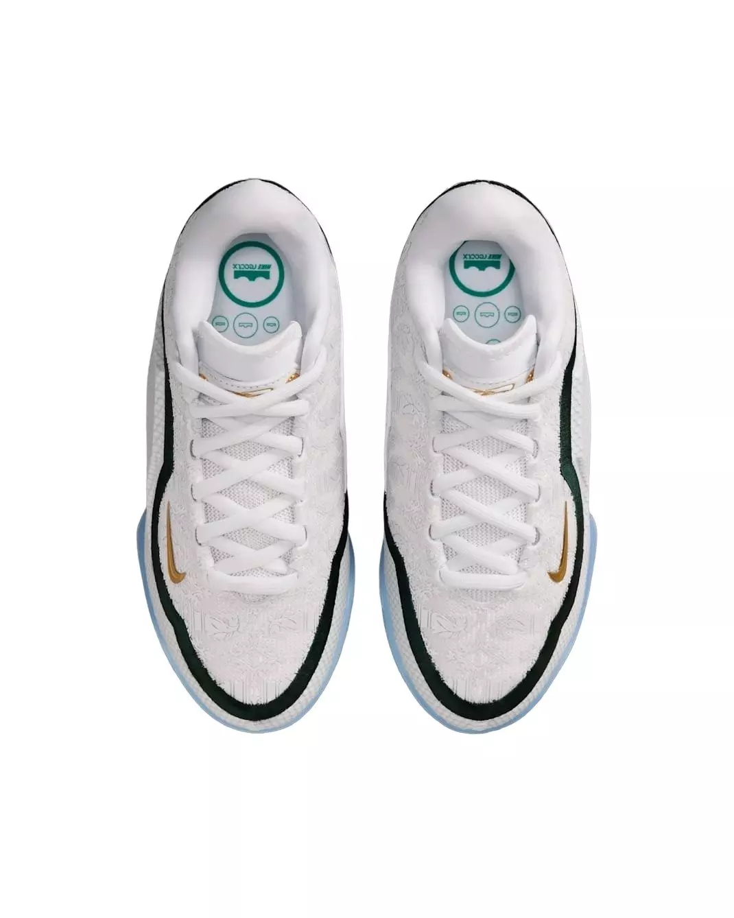 Nike LeBron XXIII 'From This Point Forward "White/Grey/Green" Preschool Boys' Basketball Shoe - WHITE/GREY/GREEN