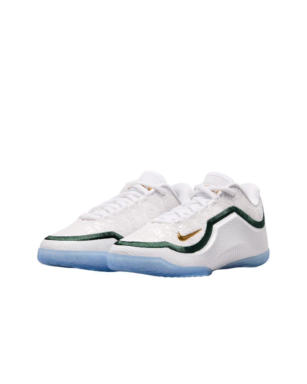 Nike LeBron XXIII 'From This Point Forward "White/Grey/Green" Preschool Boys' Basketball Shoe - WHITE/GREY/GREEN Thumbnail View 4