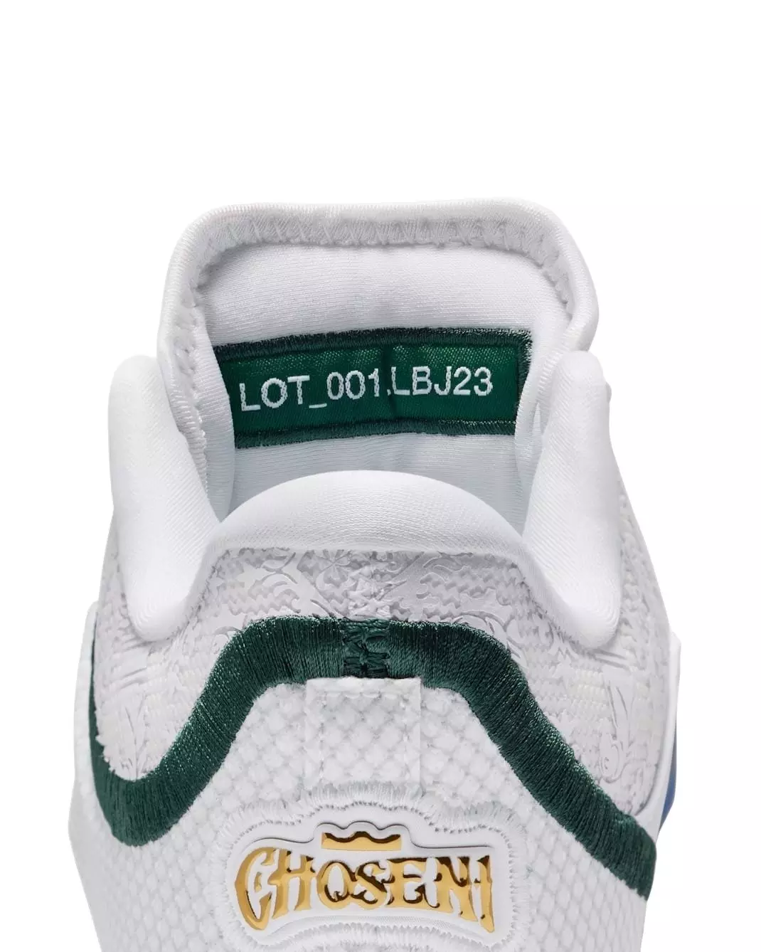 Nike LeBron XXIII 'From This Point Forward "White/Grey/Green" Grade School Boys' Basketball Shoe - WHITE/GREY/GREEN