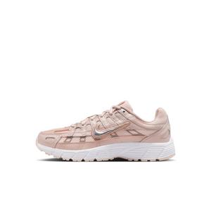 Nike P-6000 "Silt Red/Light Soft Pink/Particle Pink/Metallic Silver" Preschool Girls' Shoe
