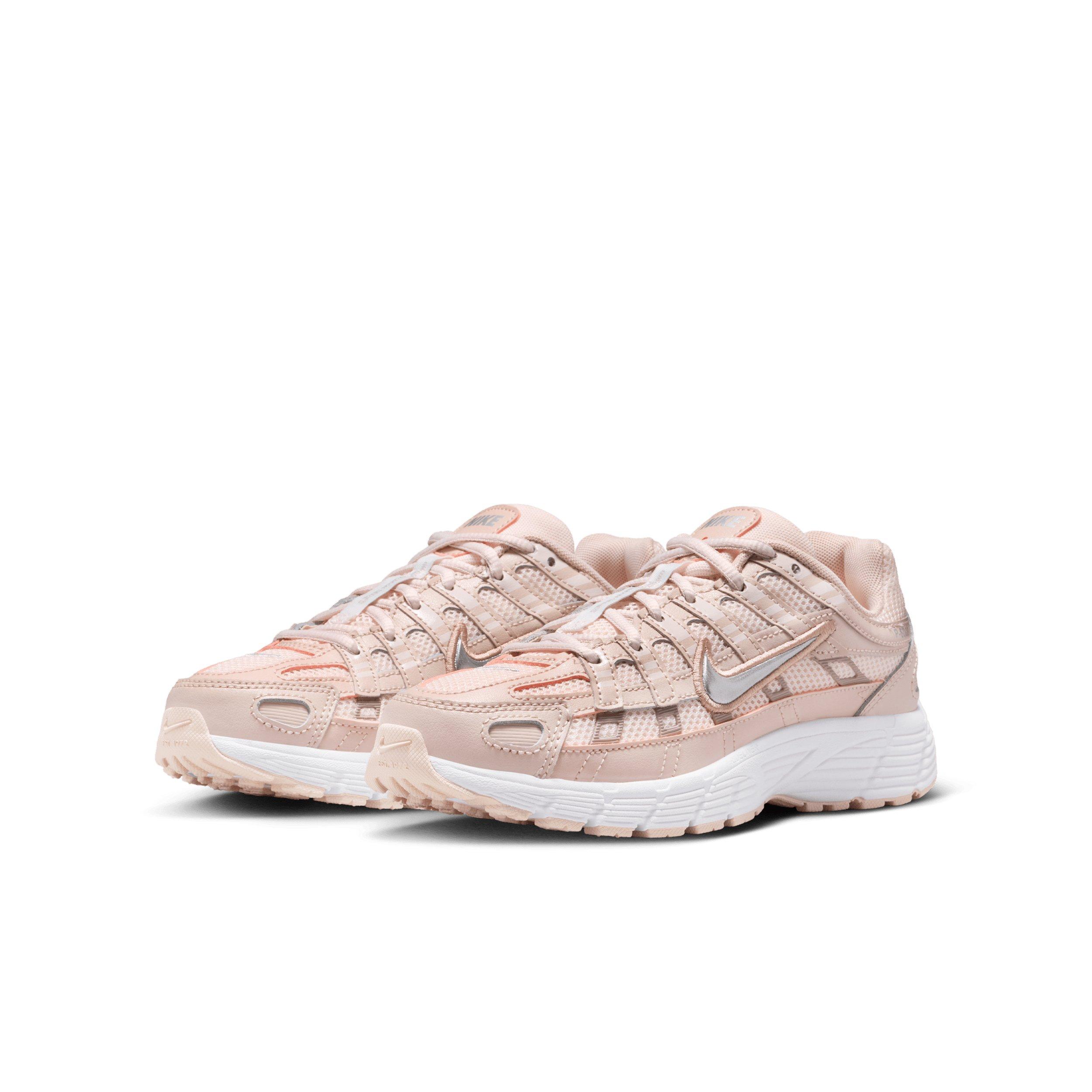 Nike P-6000 Preschool Girls' "Silt Red/Light Soft Pink/Particle Pink/Metallic Silver" Shoe