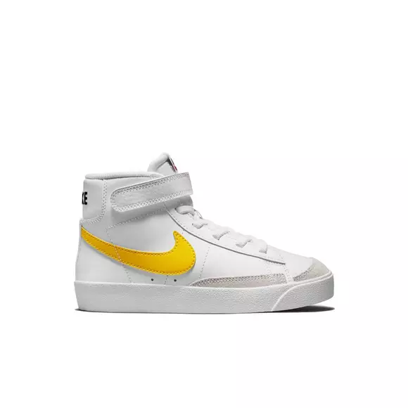 Nike Blazer '77 "White/Vivid Sulfur/Pecan" Preschool Boys' Shoe