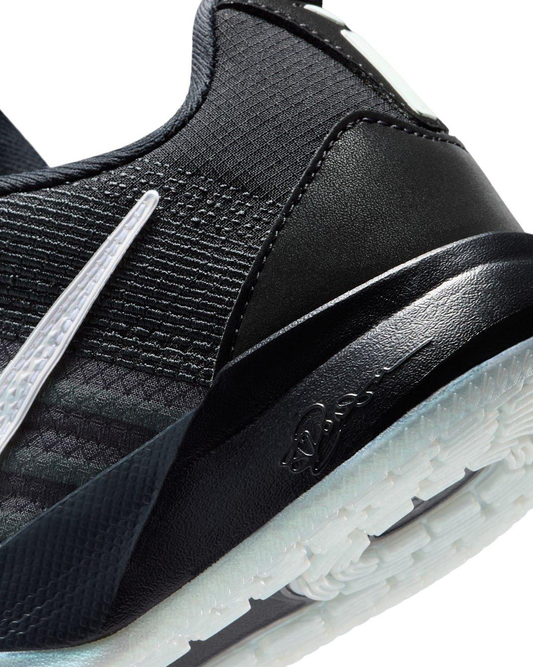 Nike Sabrina 3 "Morale" "Black/Dark Smoke Grey/Iron Grey/White" Preschool Boys' Basketball Shoe - BLACK/GREY/WHITE Thumbnail View 7