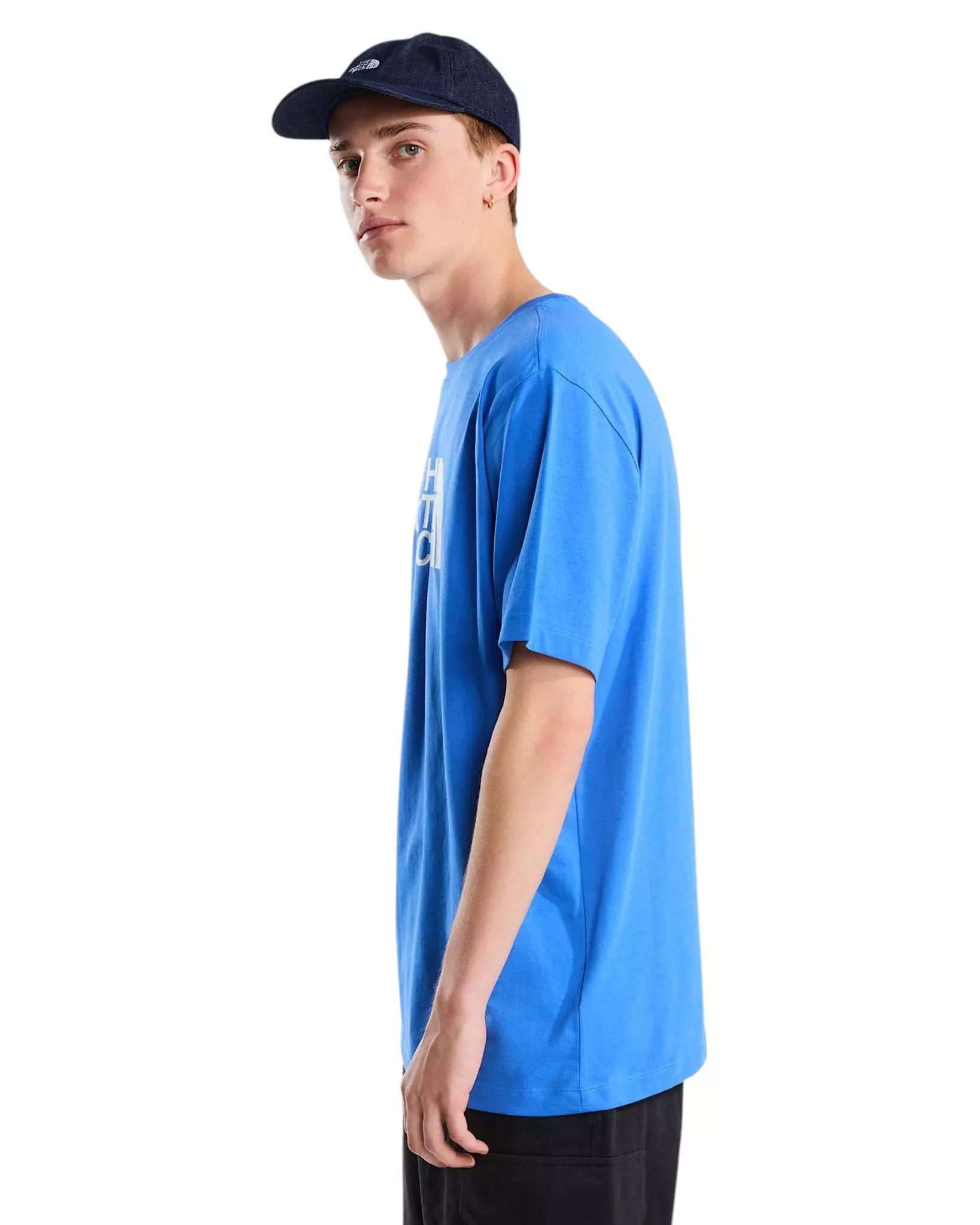 The North Face Men's Evolution Half Dome Regular T-Shirt - Blue - BLUE