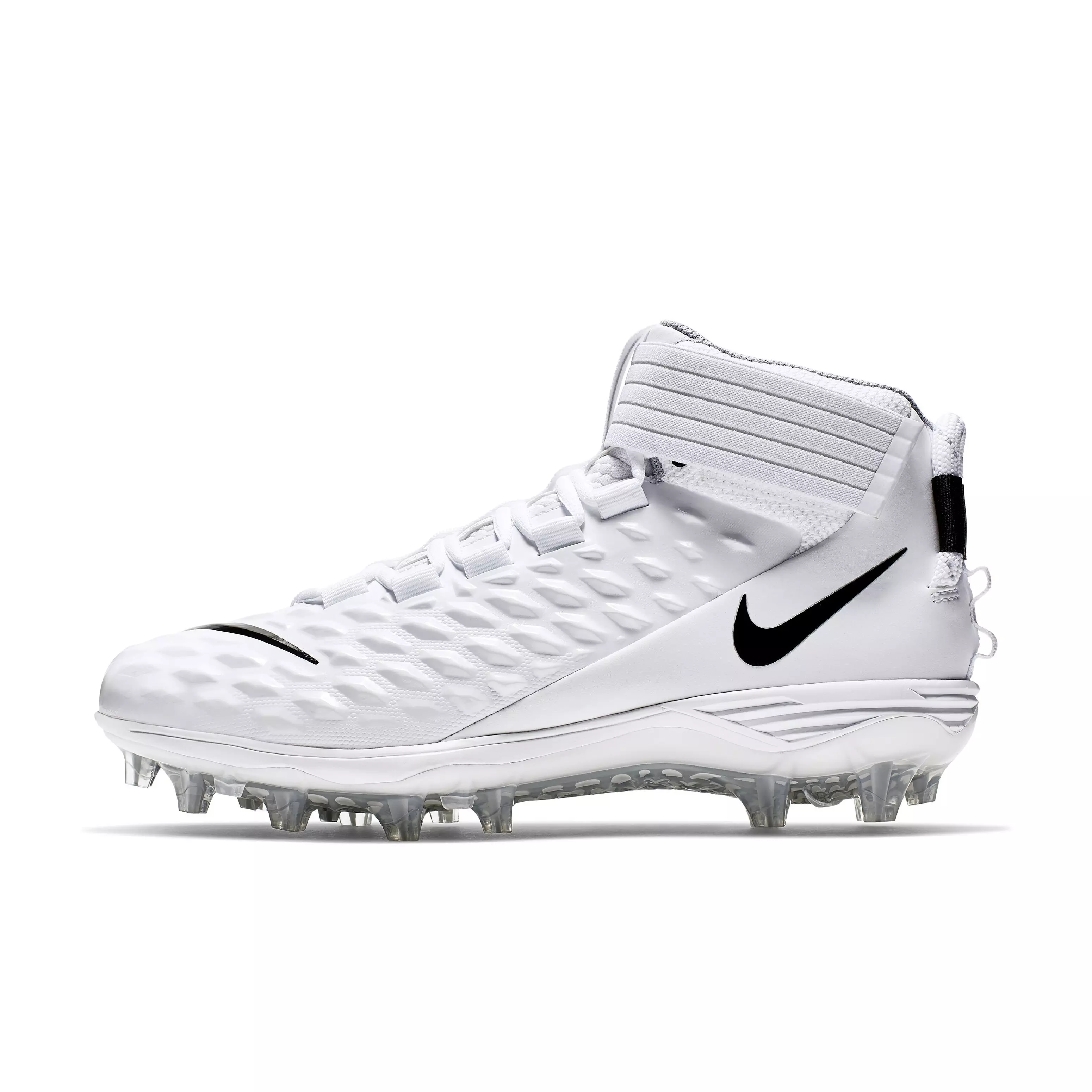 Nike Force Savage Pro 2 "White/Black/Wolf Grey" Men's Football Cleat - WHITE/BLACK/GREY