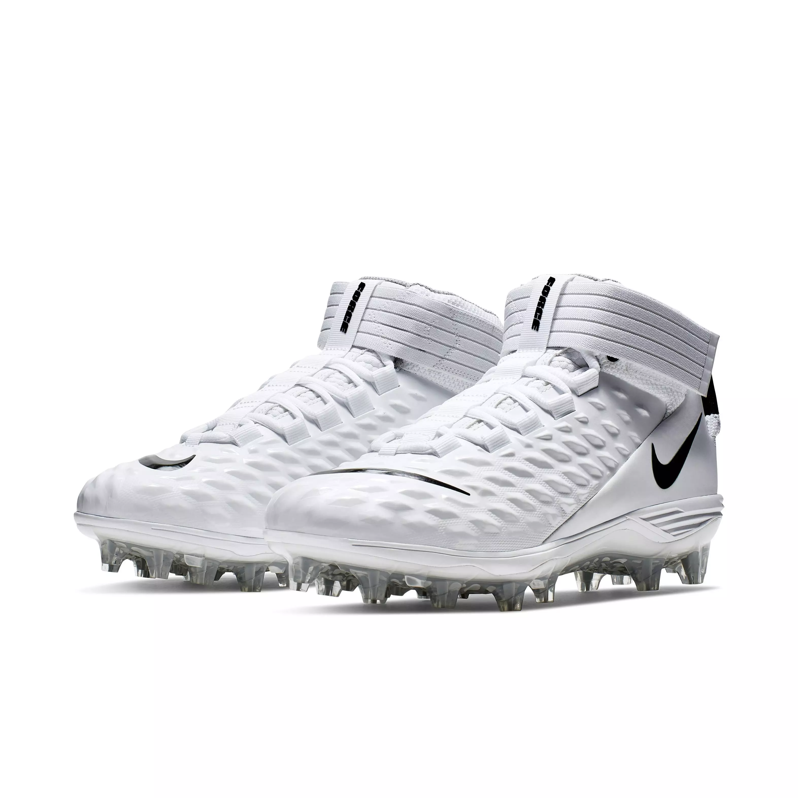 Nike Force Savage Pro 2 "White/Black/Wolf Grey" Men's Football Cleat - WHITE/BLACK/GREY