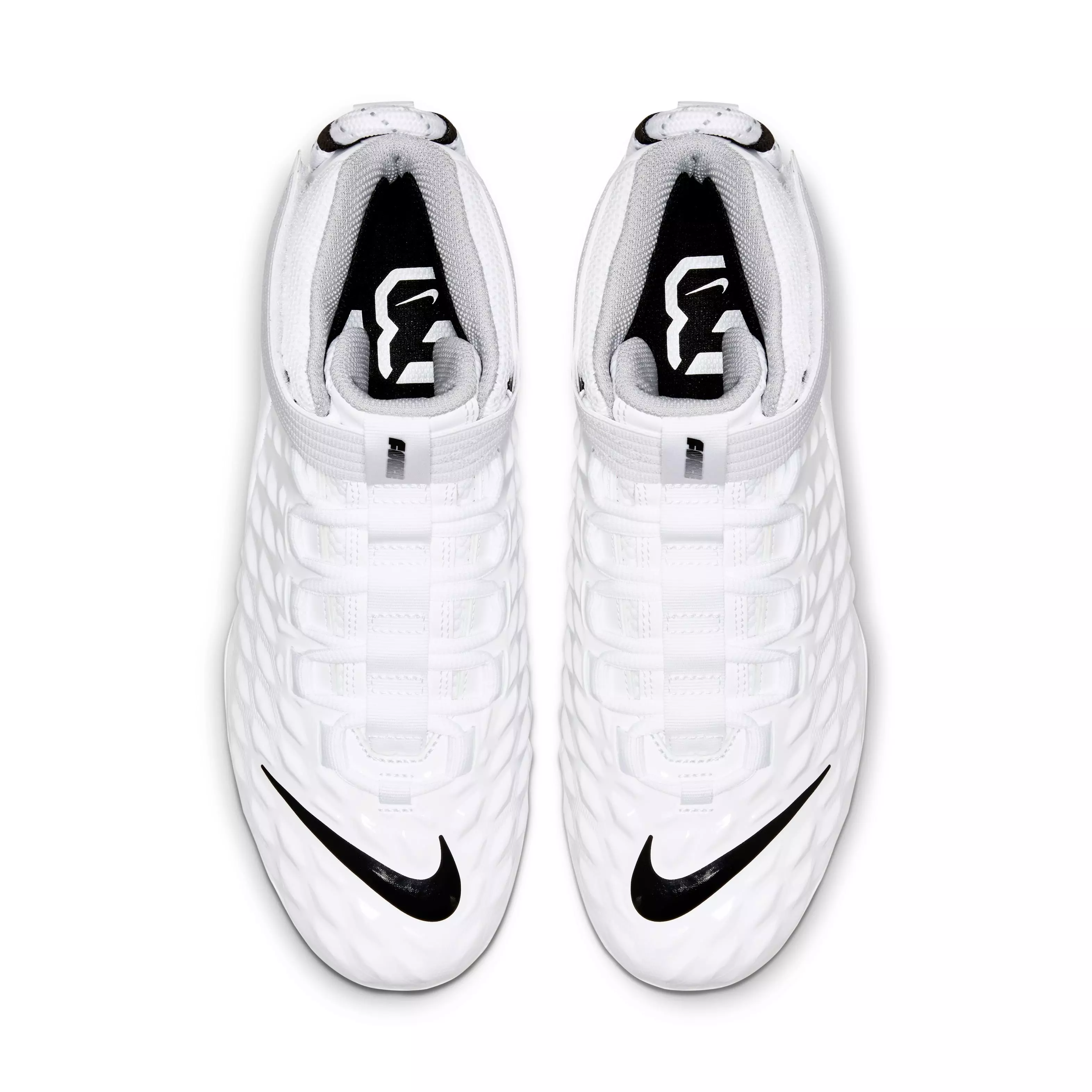 Nike Force Savage Pro 2 "White/Black/Wolf Grey" Men's Football Cleat - WHITE/BLACK/GREY