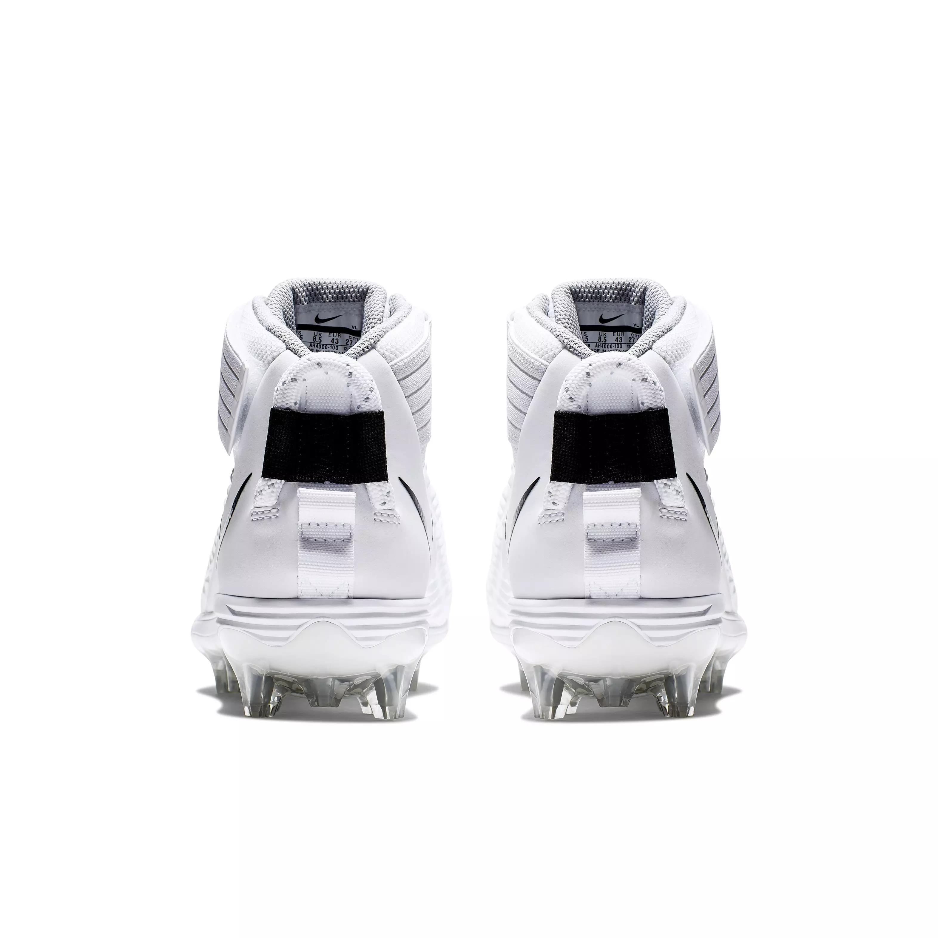 Nike Force Savage Pro 2 "White/Black/Wolf Grey" Men's Football Cleat - WHITE/BLACK/GREY