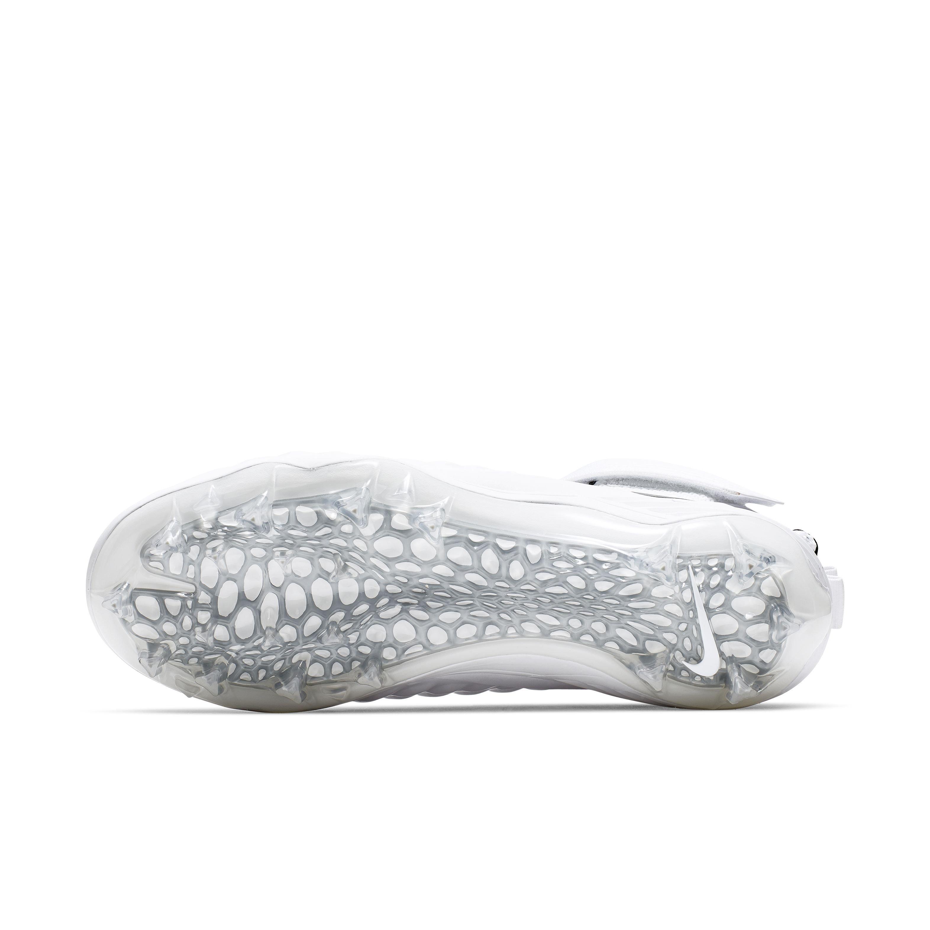 Nike Force Savage Pro 2 "White/Black/Wolf Grey" Men's Football Cleat - WHITE/BLACK/GREY Thumbnail View 6