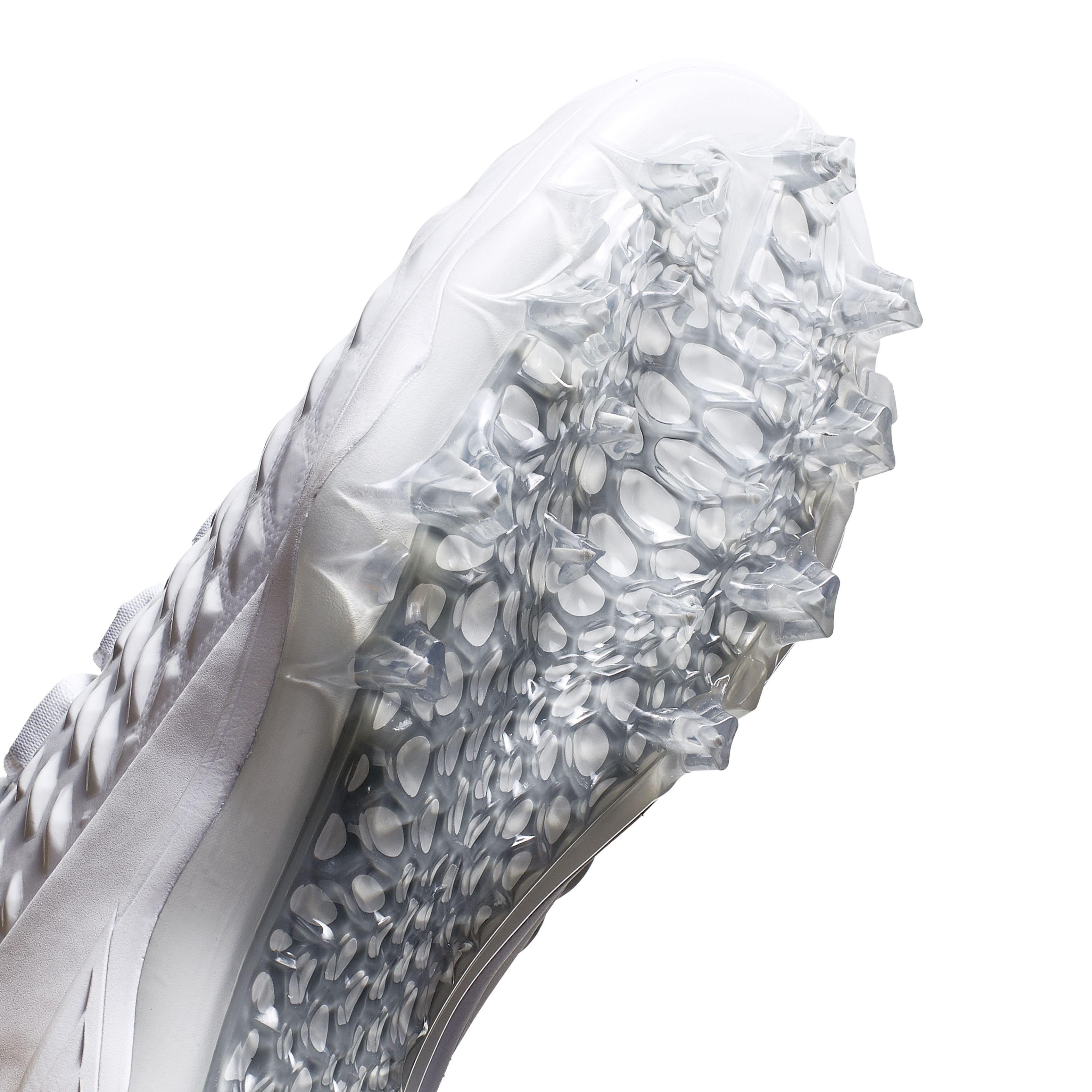 Nike Force Savage Pro 2 "White/Black/Wolf Grey" Men's Football Cleat - WHITE/BLACK/GREY Thumbnail View 7