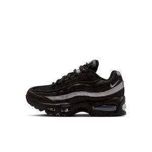 Nike Air Max 95 "Black/Black/White/Metallic Silver" Preschool Boys' Shoe