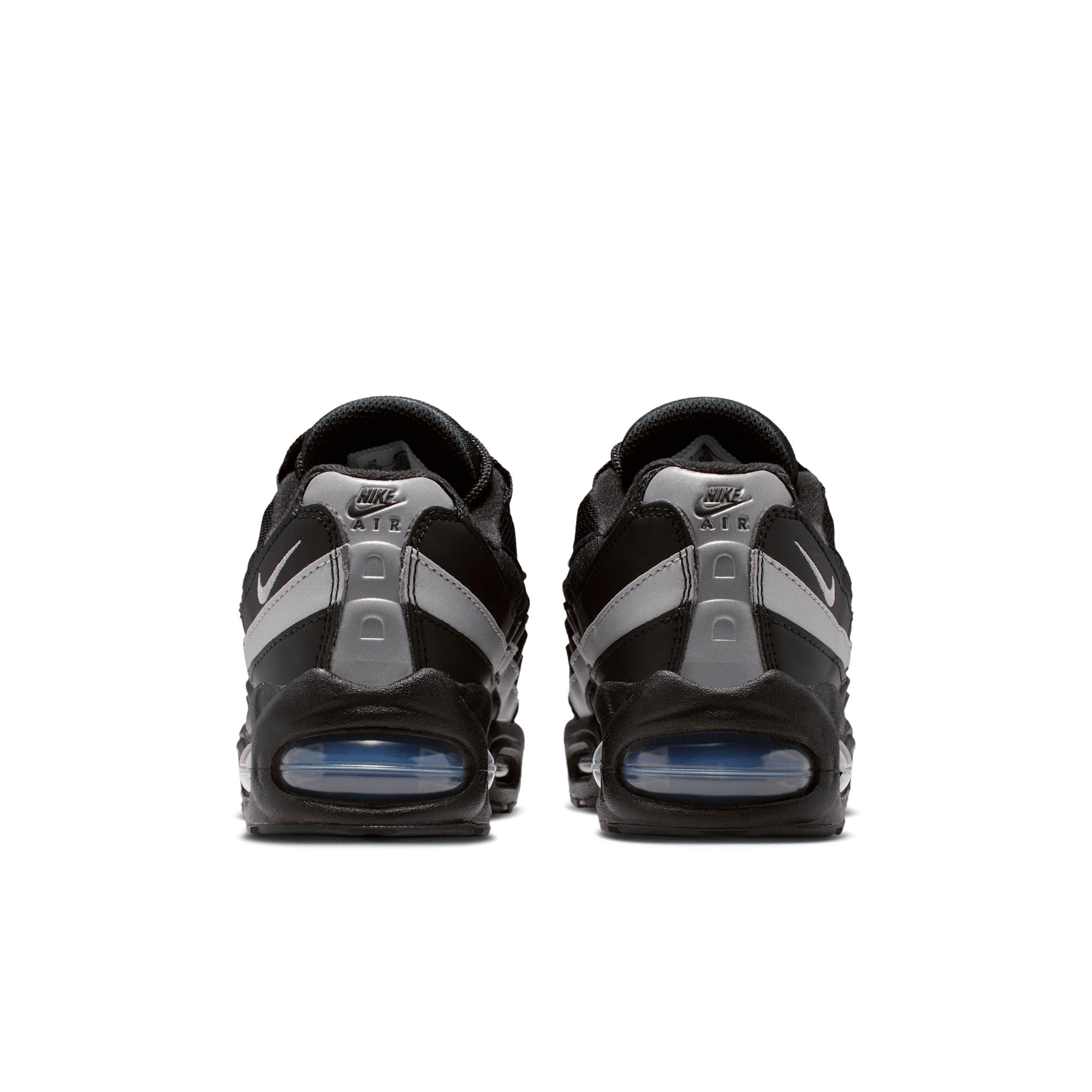 Nike Air Max 95 Preschool Boys' "Black/Black/White/Metallic Silver" Shoe