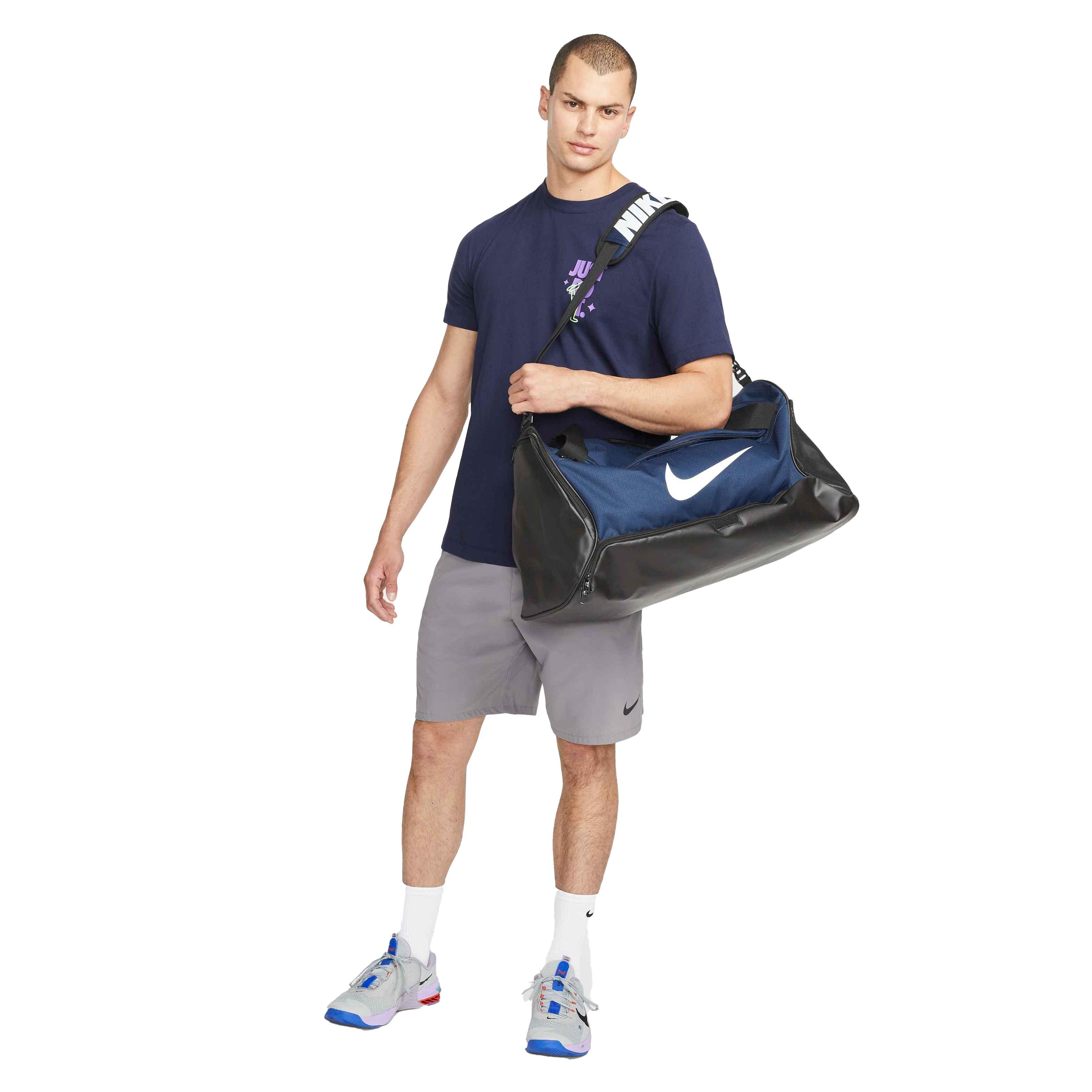 Nike Brasilla 9.5 Training Duffel Medium Navy/Black Bag
