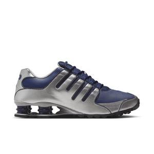Nike Shox NZ "Midnight Navy/Metallic Silver/Black" Men's Shoe