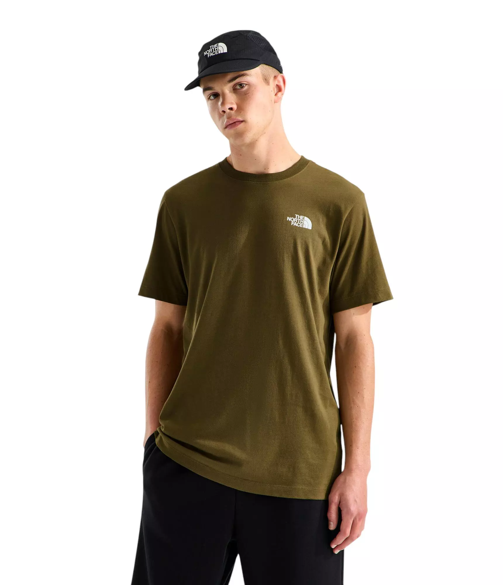 The North Face Men's Evolution Box NSE Regular Short Sleeve Tee - Brown - BROWN