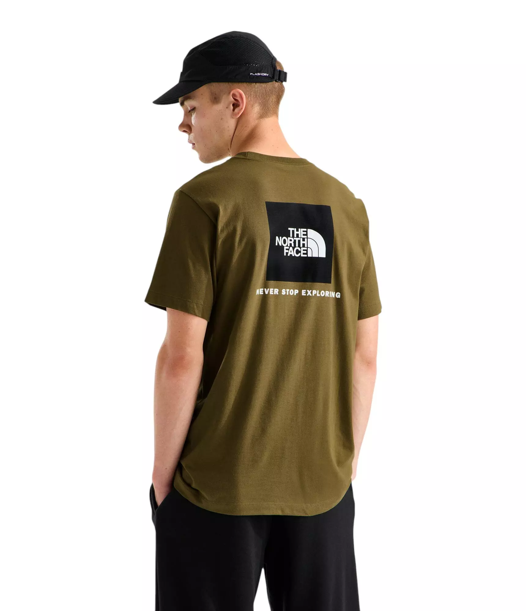 The North Face Men's Evolution Box NSE Regular Short Sleeve Tee - Brown - BROWN