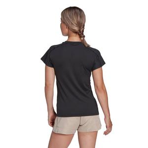adidas Women's AEROREADY Train Essentials Minimal Branding V-Neck Tee - Black