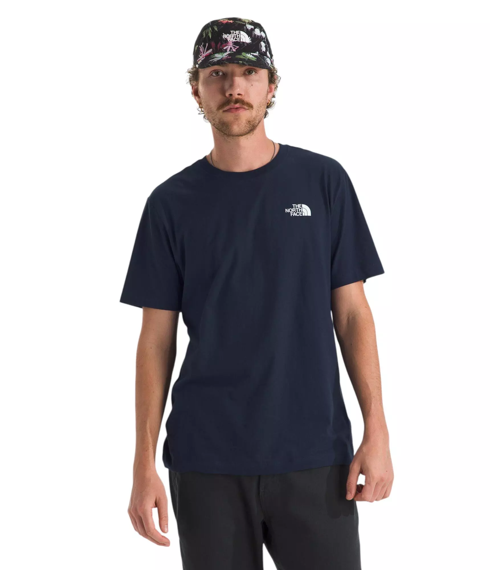 The North Face Men's Evolution Box NSE Regular Short Sleeve Tee - Dark Blue - DARK BLUE