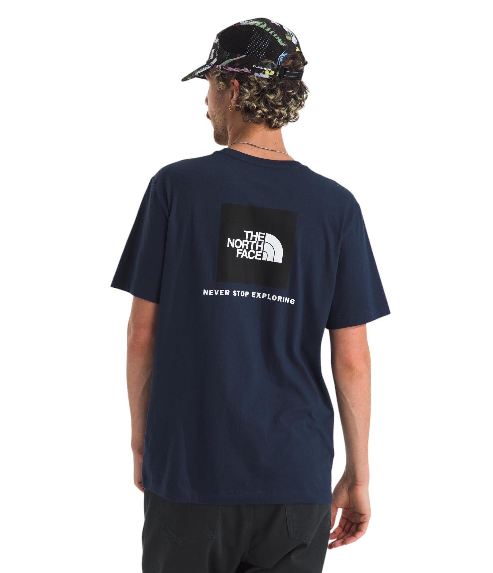 The North Face Men's Evolution Box NSE Regular Short Sleeve Tee - Dark Blue - DARK BLUE