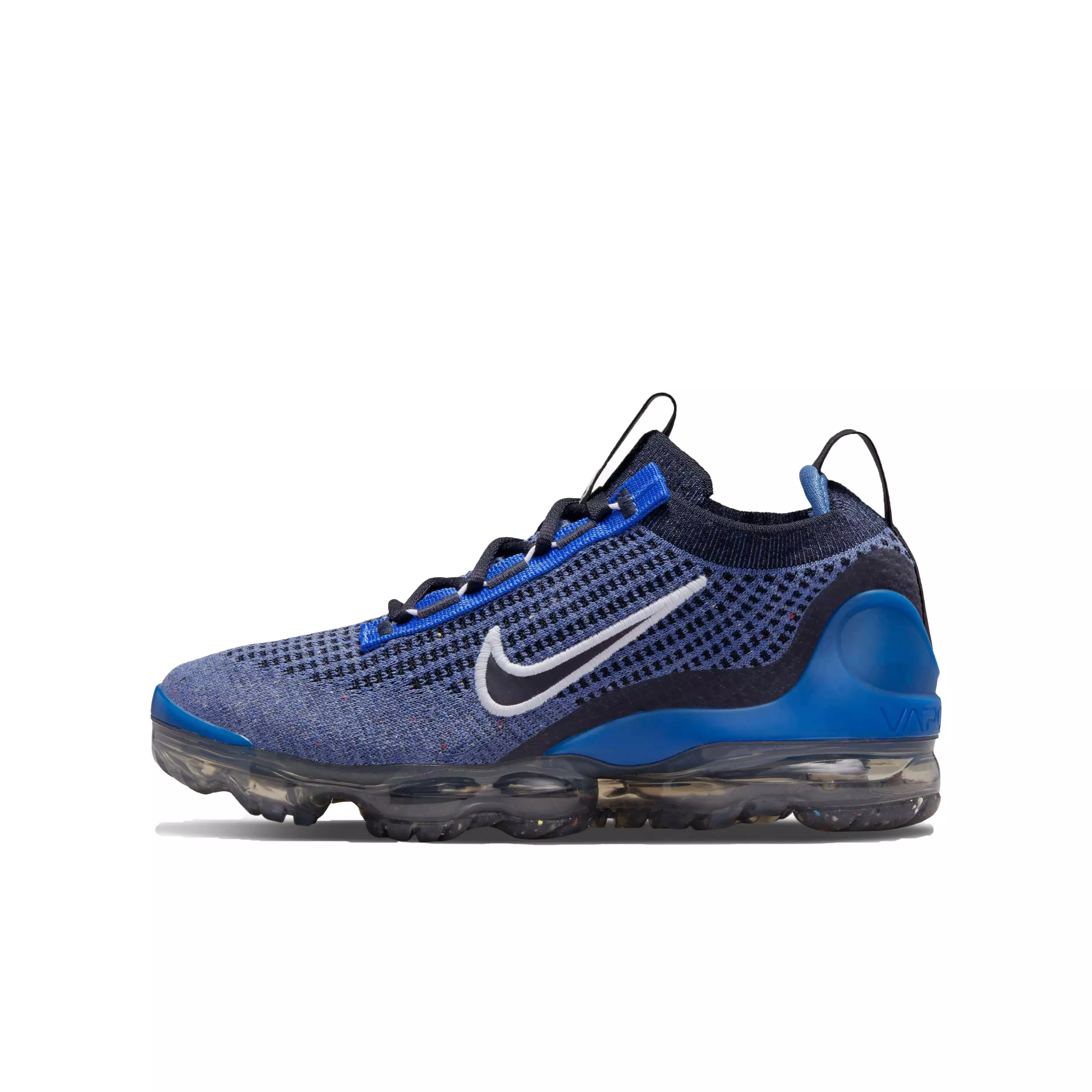 Nike Air VaporMax 2021 FK "Game Royal/Black/Anthracite" Grade School Boys' Shoe - BLUE