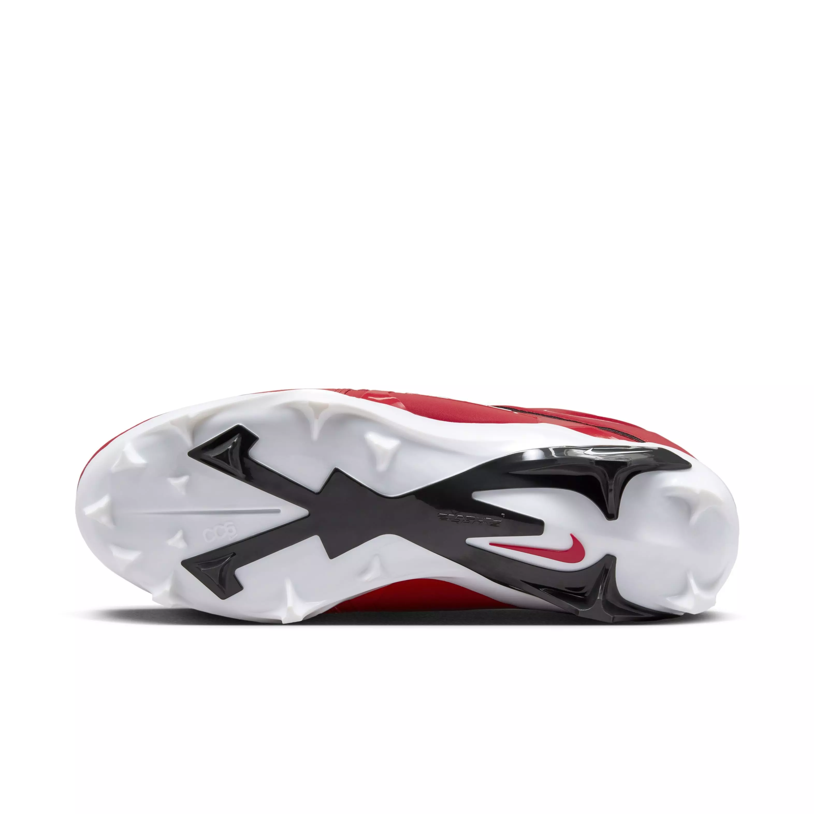 Nike Alpha Menace Pro 3 "University Red/White/Bright Crimson" Men's Football Cleat - RED/WHITE/CRIMSON