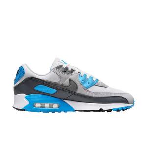 Nike Air Max 90 "Platinum Tint/Blue Lightning/Wolf Grey/Iron Grey" Men's Shoe