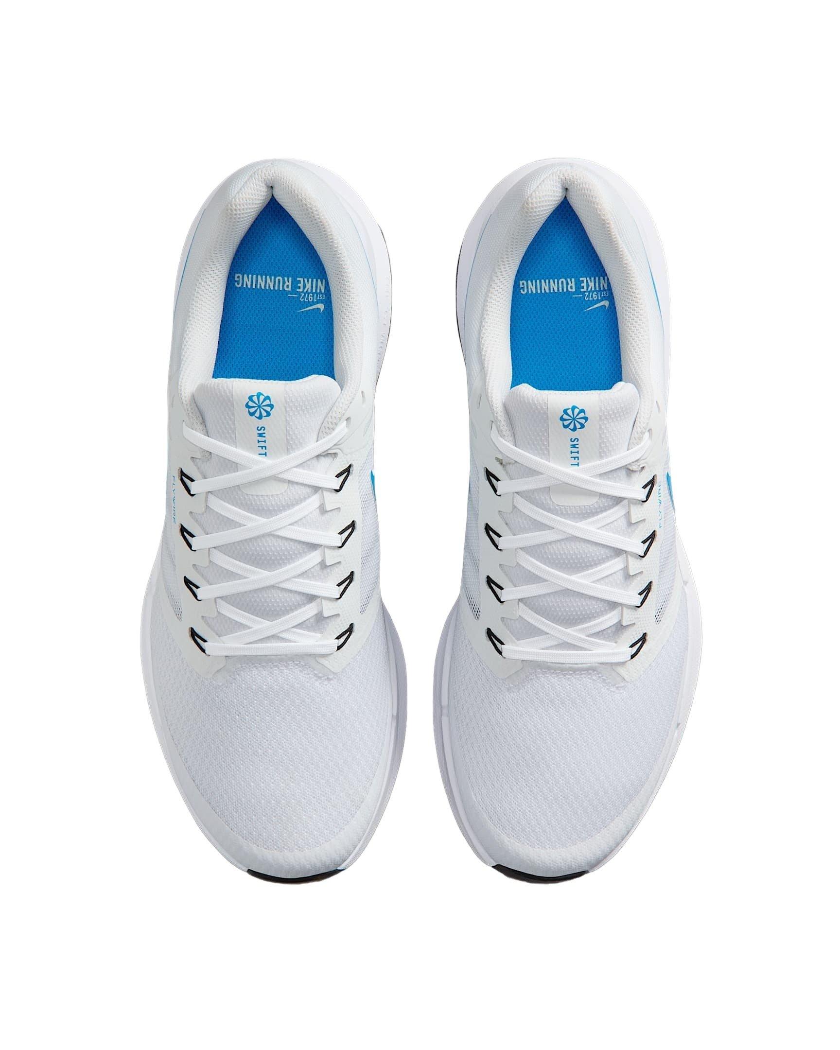 Nike Run Swift 3 "Sail/Summit White/White/Blue Hero" Men's Running Shoe - SAIL/WHITE/WHITE/BLUE Thumbnail View 4