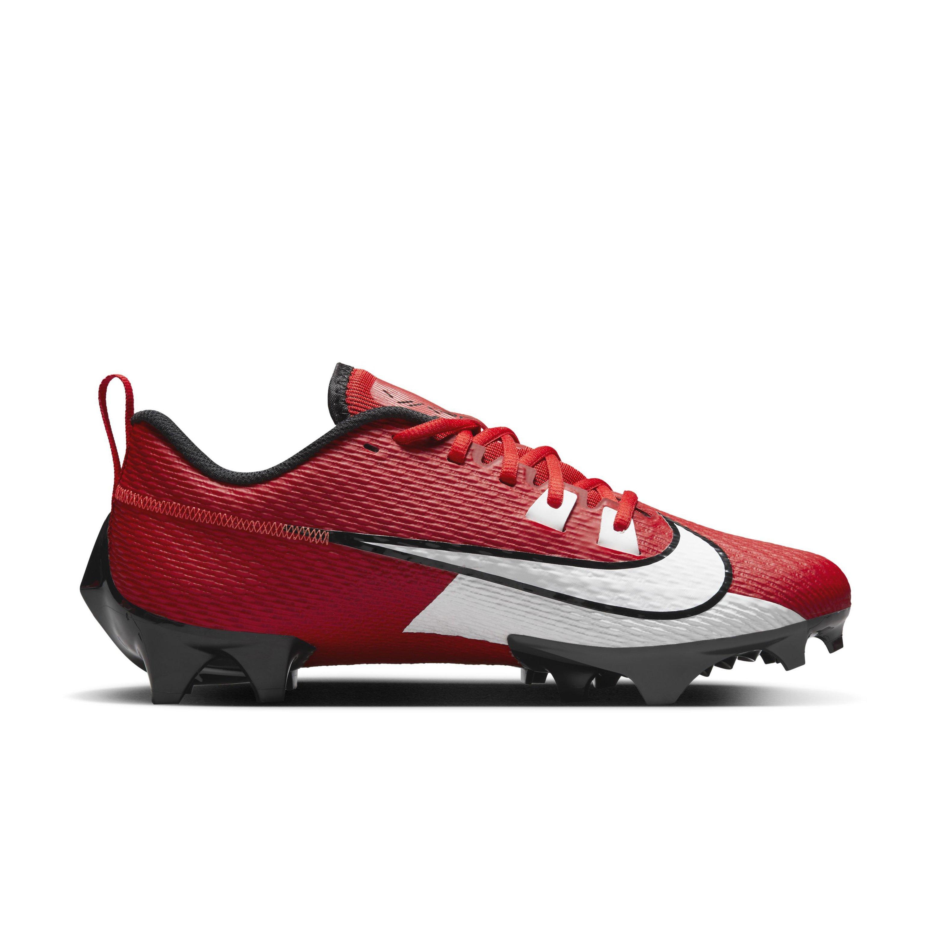 Vapor football cleats red hotsell and white