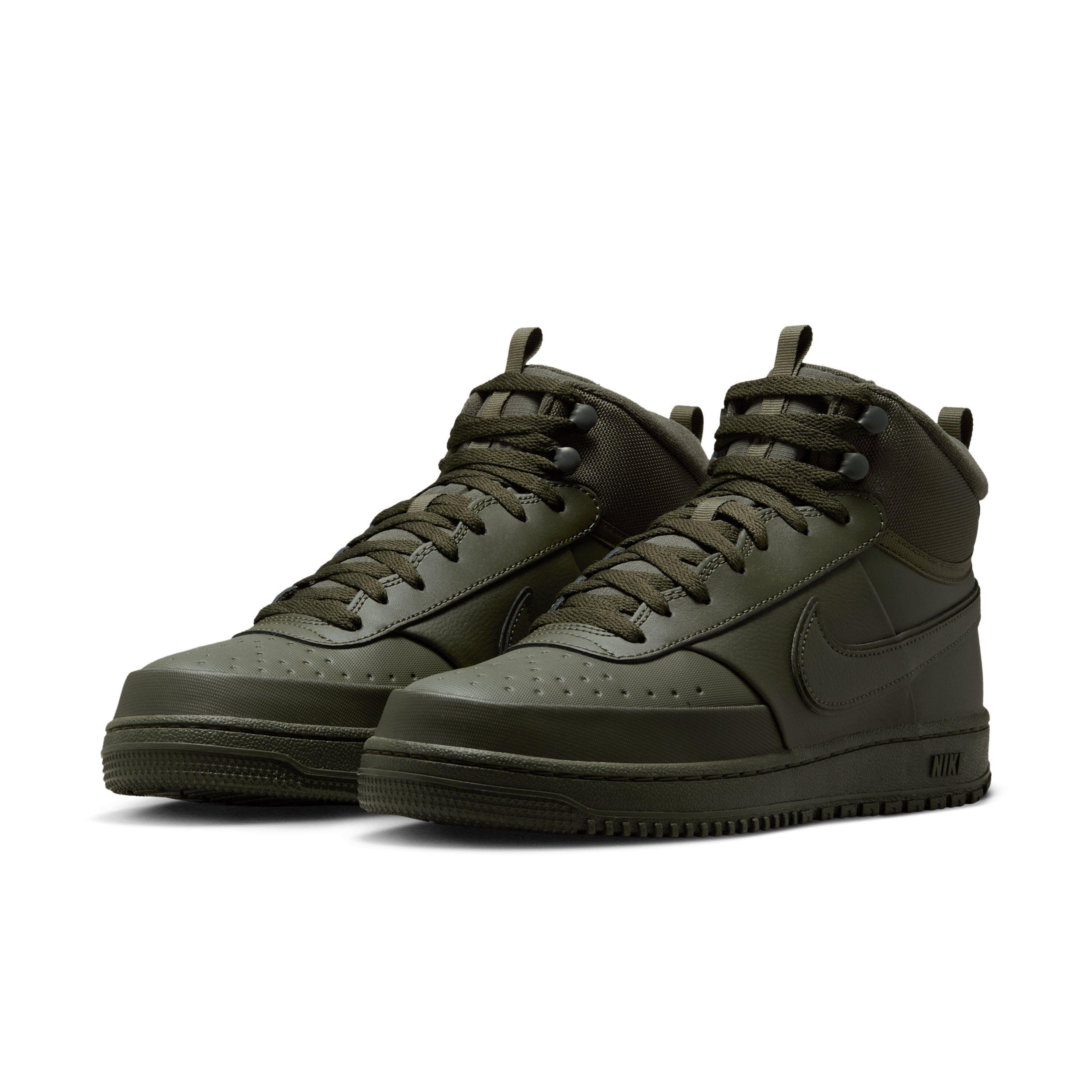 Nike Court Vision Mid "Cargo Khaki/Sequoia/Sequoia/Cargo Khaki" Men's Winterized Shoe - KHAKI/SEQUOIA/SEQUOIA/KHAKI Thumbnail View 3