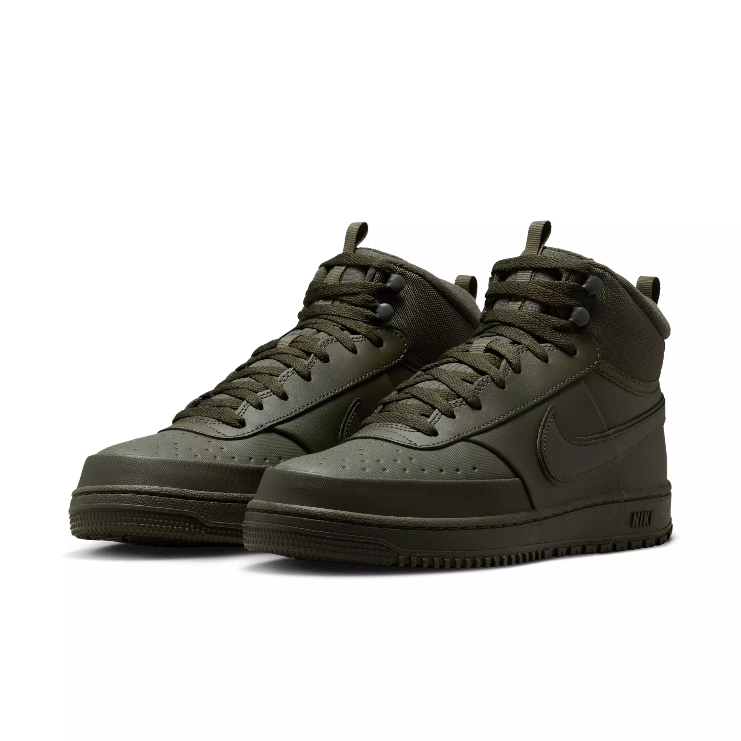 Nike Court Vision Mid "Cargo Khaki/Sequoia/Sequoia/Cargo Khaki" Men's Winterized Shoe - KHAKI/SEQUOIA/SEQUOIA/KHAKI