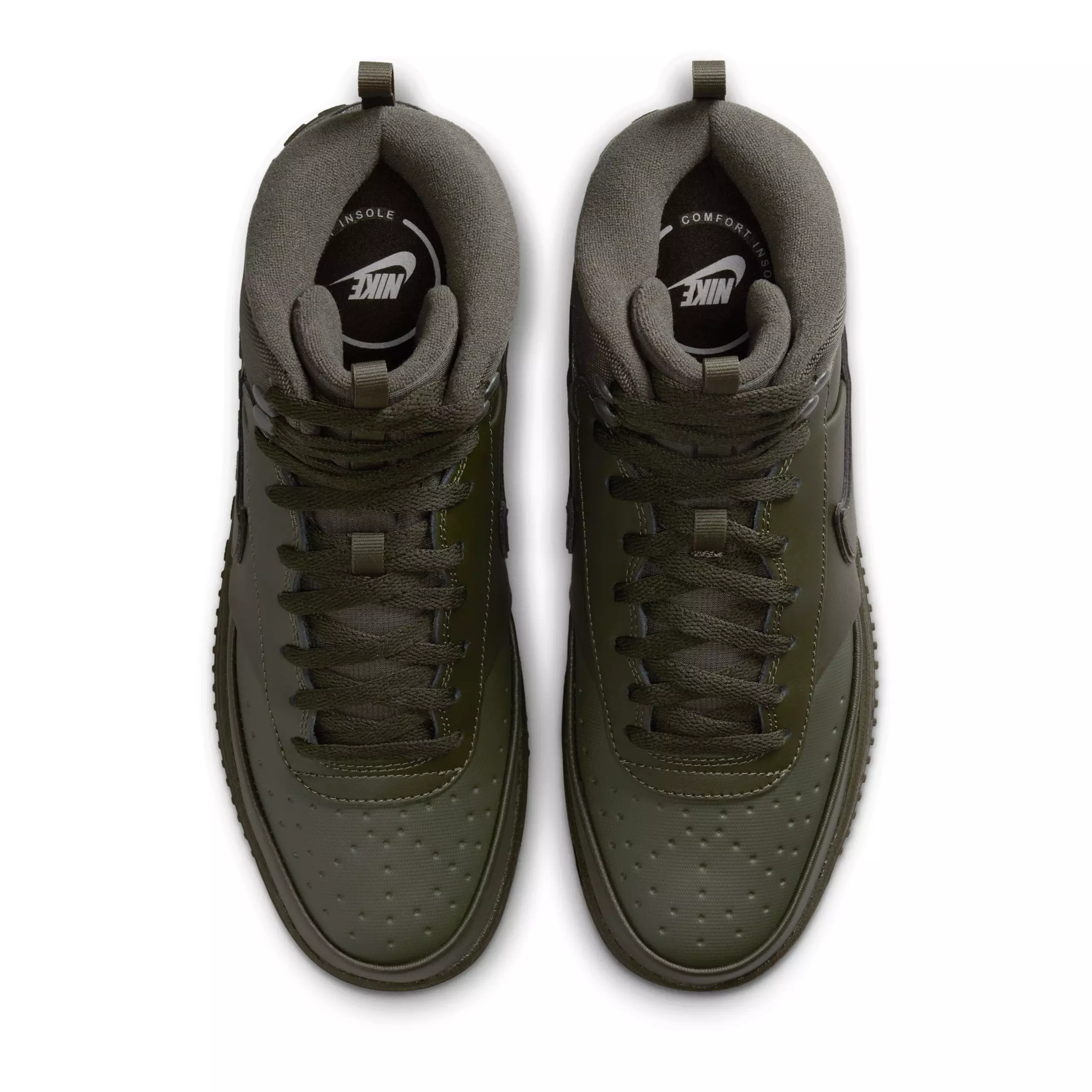 Nike Court Vision Mid "Cargo Khaki/Sequoia/Sequoia/Cargo Khaki" Men's Winterized Shoe - KHAKI/SEQUOIA/SEQUOIA/KHAKI